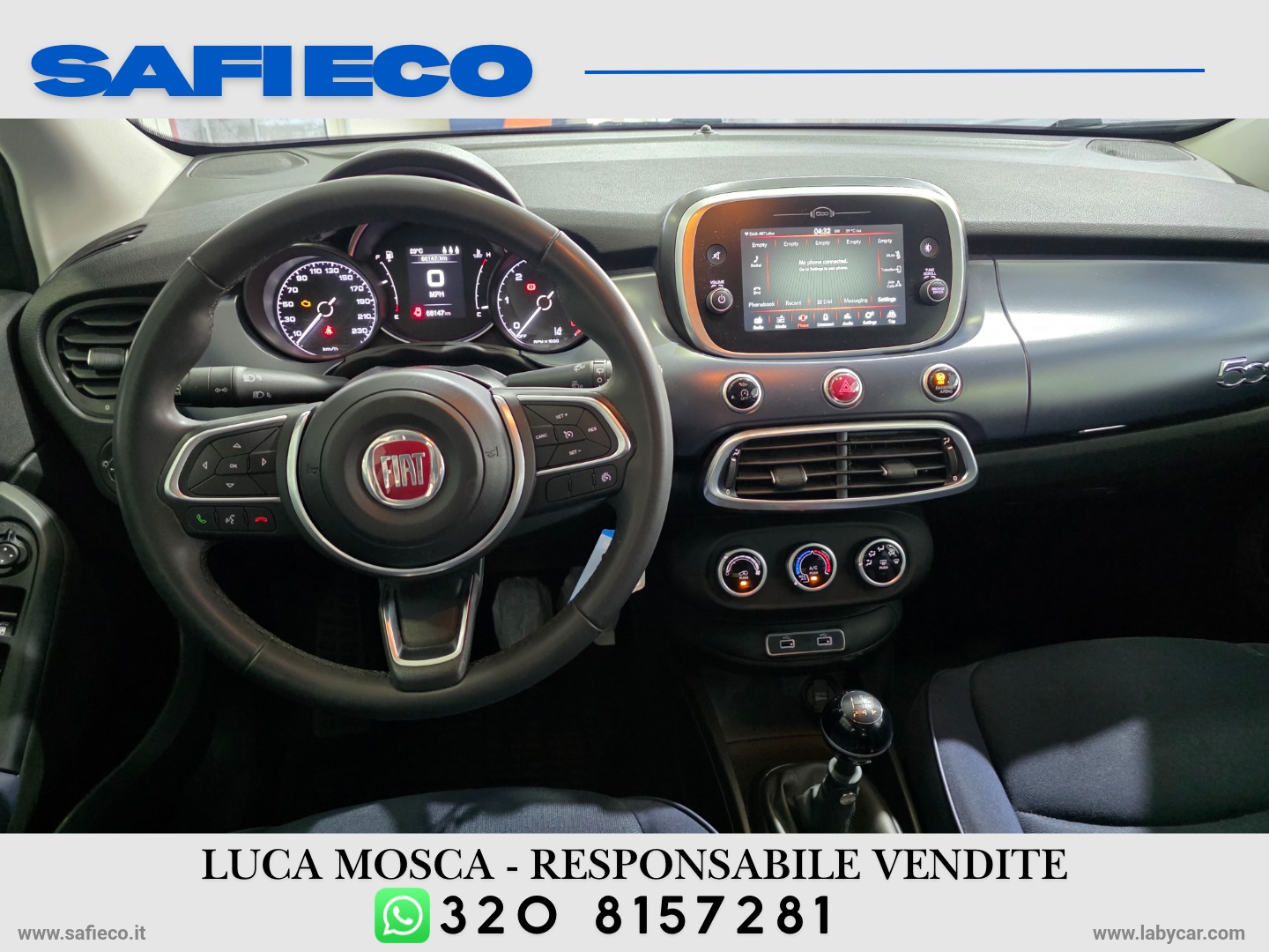500X 1.3 M.Jet 95 CV Club - immagine 13