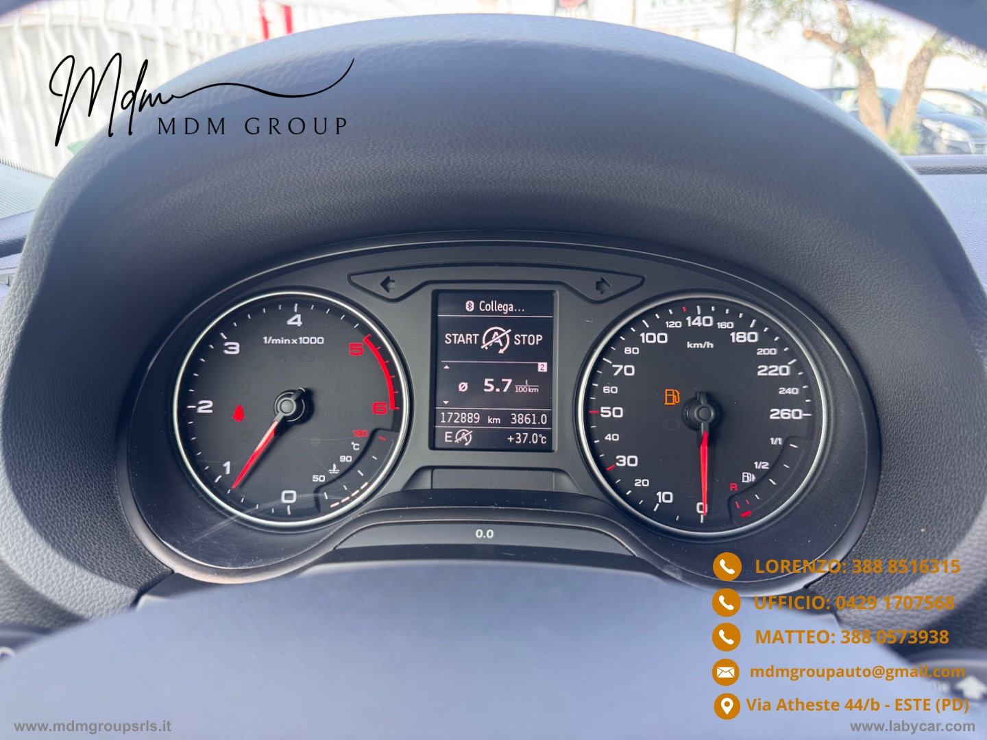 A3 SPB 1.6 TDI clean diesel Attraction OK NEOPATENTATI - immagine 13