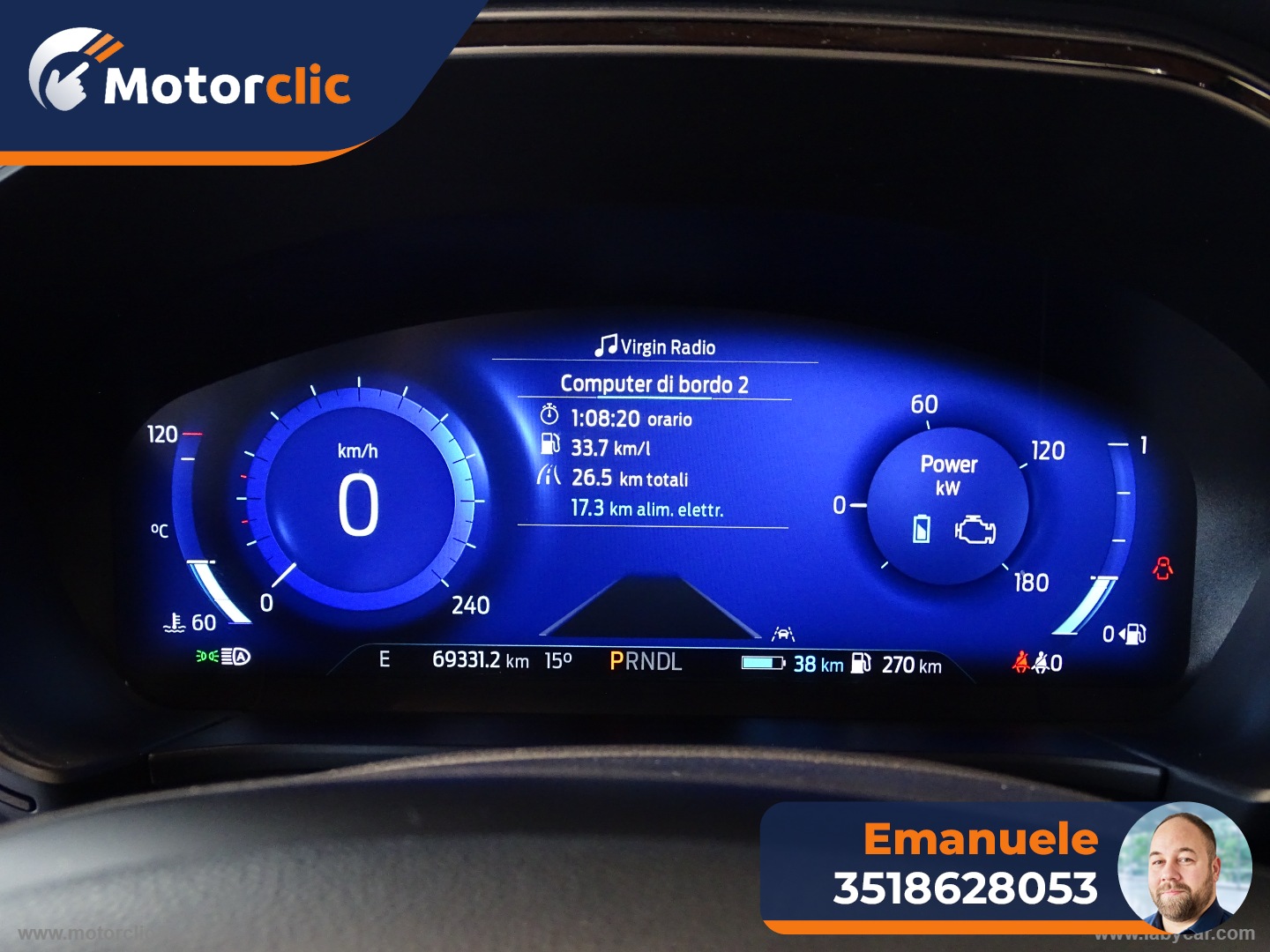 Kuga 2.5 Plug In Hybr 225 CVT 2WD ST-L.X - immagine 13