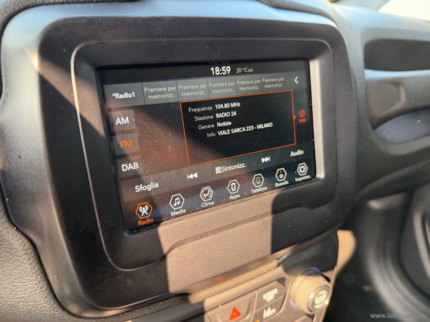 Renegade 1.0 T3 Limited UNIPROPRIETARIO - immagine 14