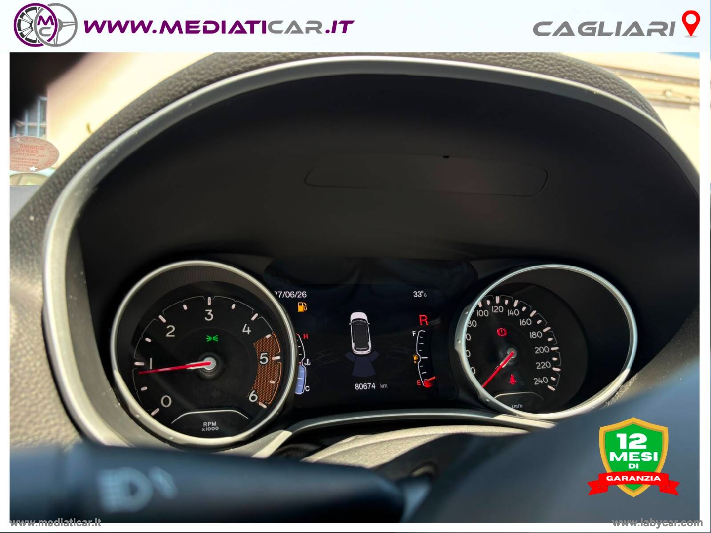 Compass 2.0 Mjt II aut. 4WD Limited - immagine 14