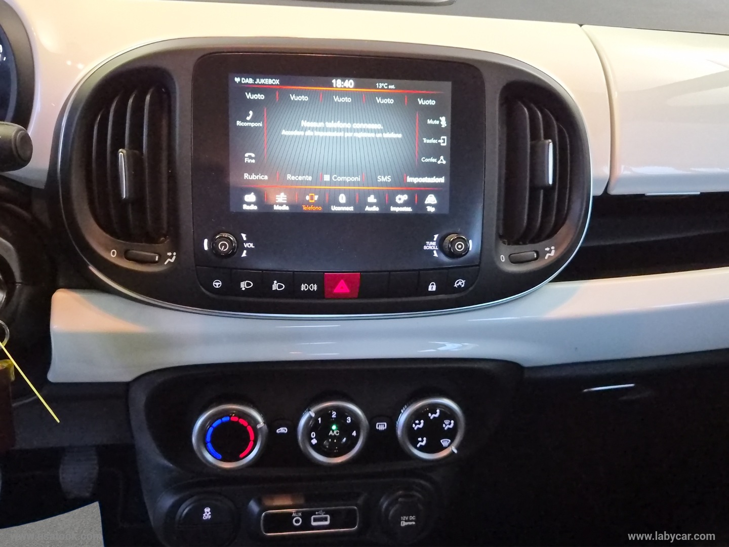 500L 1.3 MJT 95 CV Lounge DIESEL EURO 6 - OK NEOPATENTATI - immagine 14