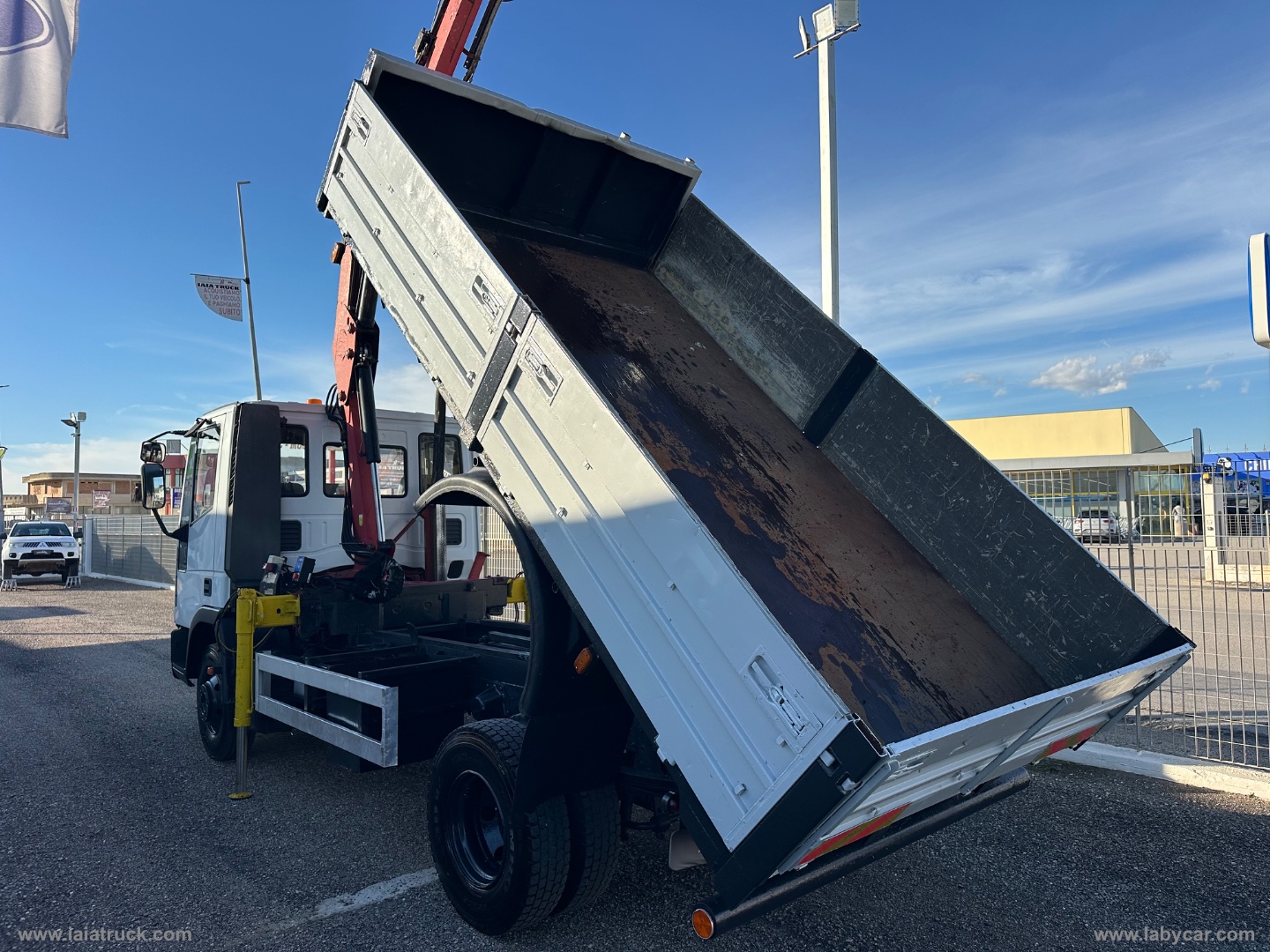 EUROCARGO TECTOR 75E15 RIBALTABILE CON GRU-PINZA ROTANTE - immagine 14