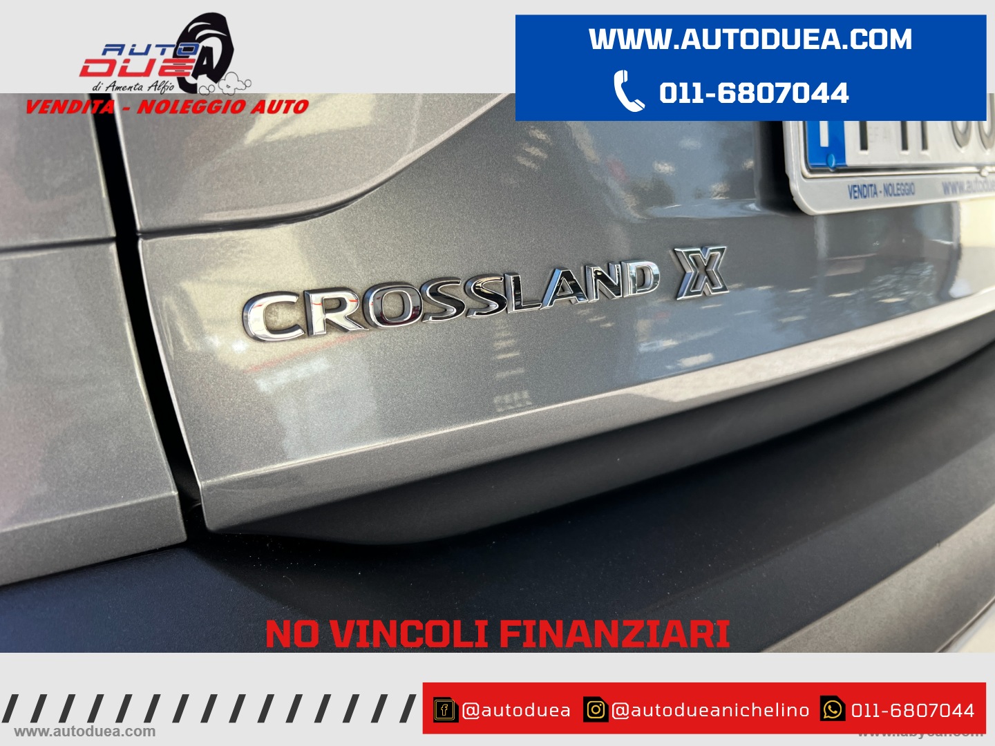 Crossland X 1.2 T 12V 110 CV S&S Innov. NO VINCOLI FINANZIARI - immagine 14