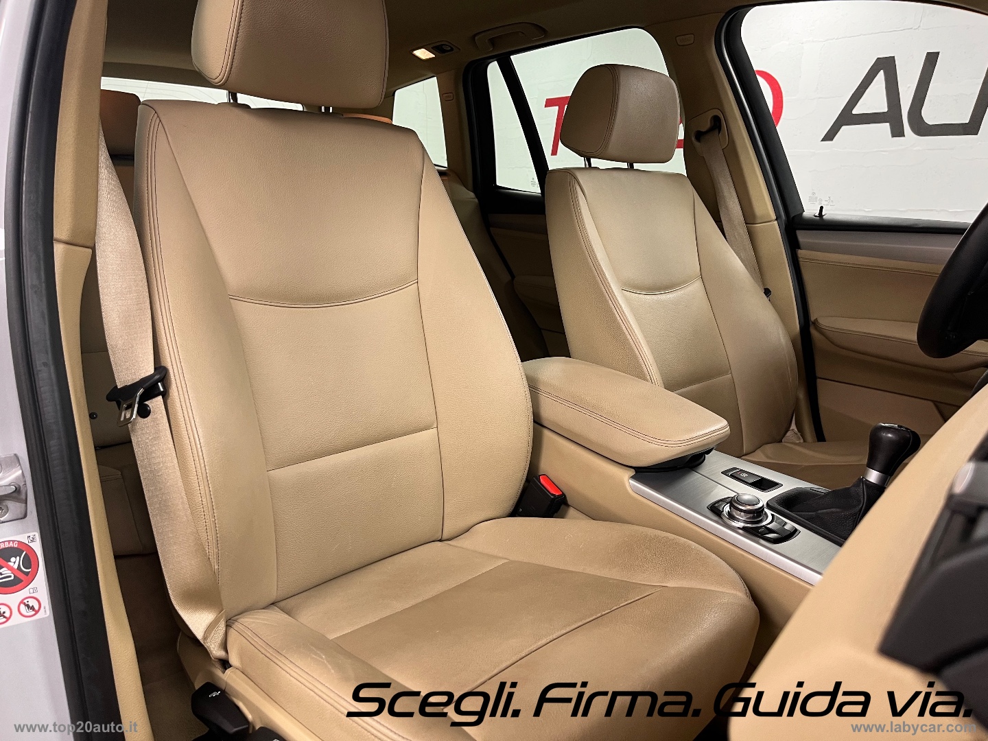 X3 XDrive20d XLine|PELLE TOTALE|8 GOMME - immagine 14