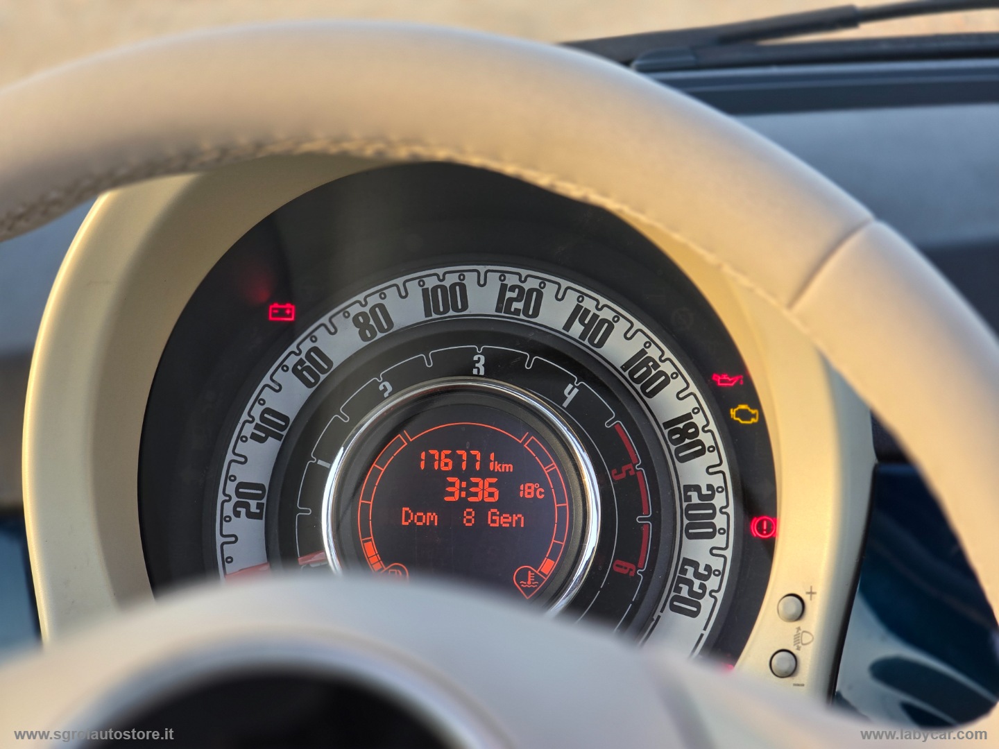 500 C 1.3 MJT 95 CV Lounge CABRIO - immagine 14