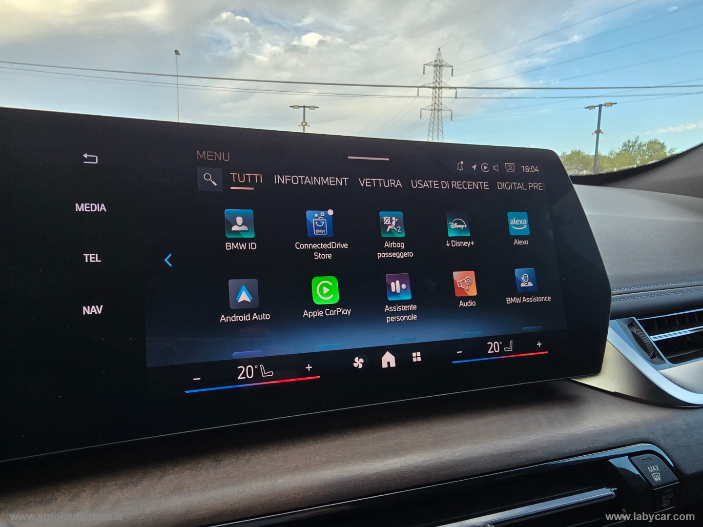 X1 sDrive 18d Msport TETTUCCIO + CAMERE 360° - immagine 14