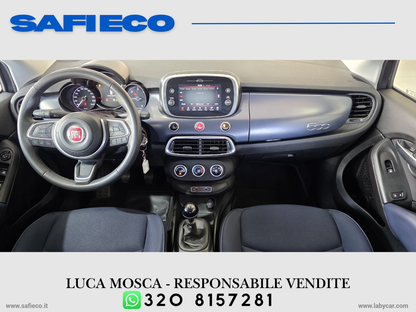 500X 1.3 M.Jet 95 CV Club - immagine 14