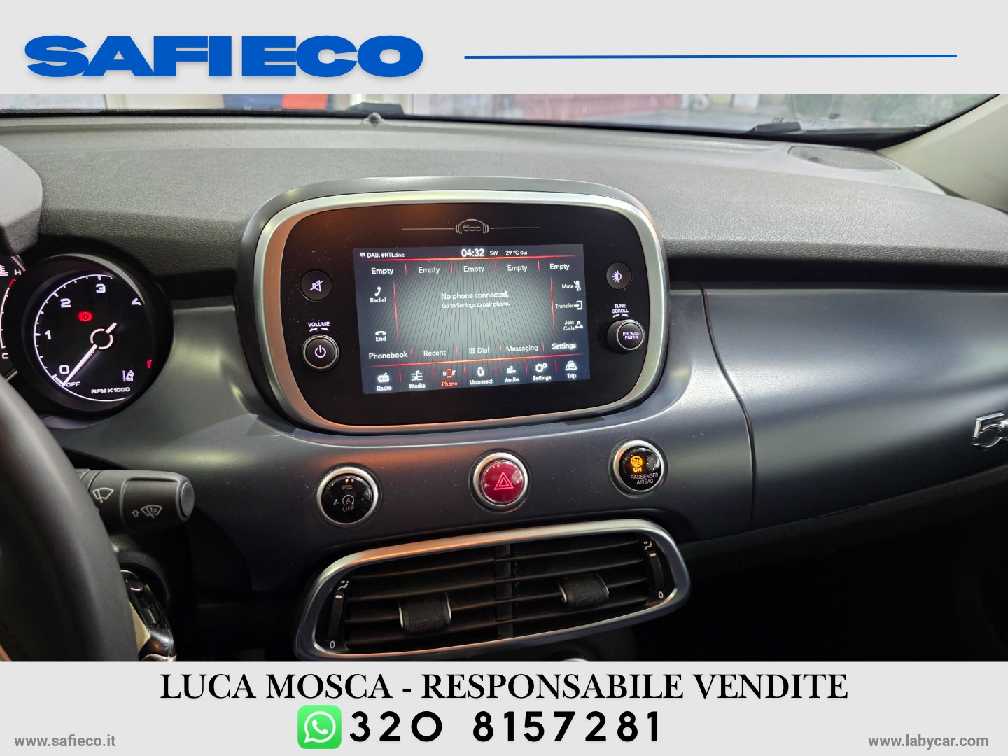 500X 1.3 M.Jet 95 CV Club - immagine 14