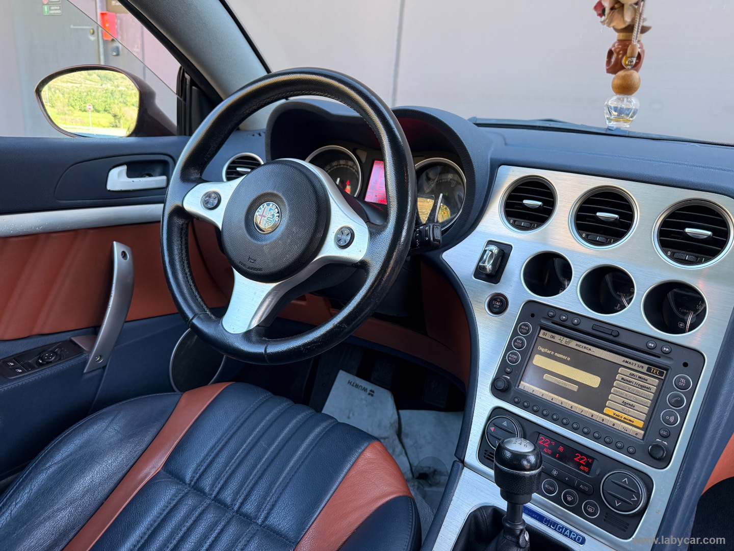 Brera 2.4 JTDm 20V TETTO, ROSSO RUBINO - immagine 14