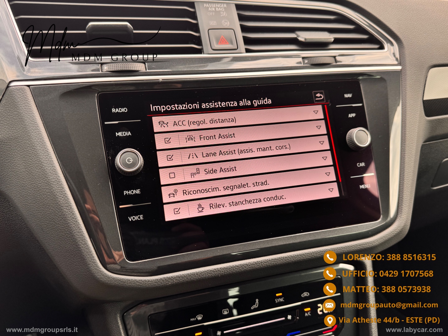 Tiguan 2.0 TDI 200CV SCR DSG 4MOT. Eleg. IVA ESPOSTA - immagine 14
