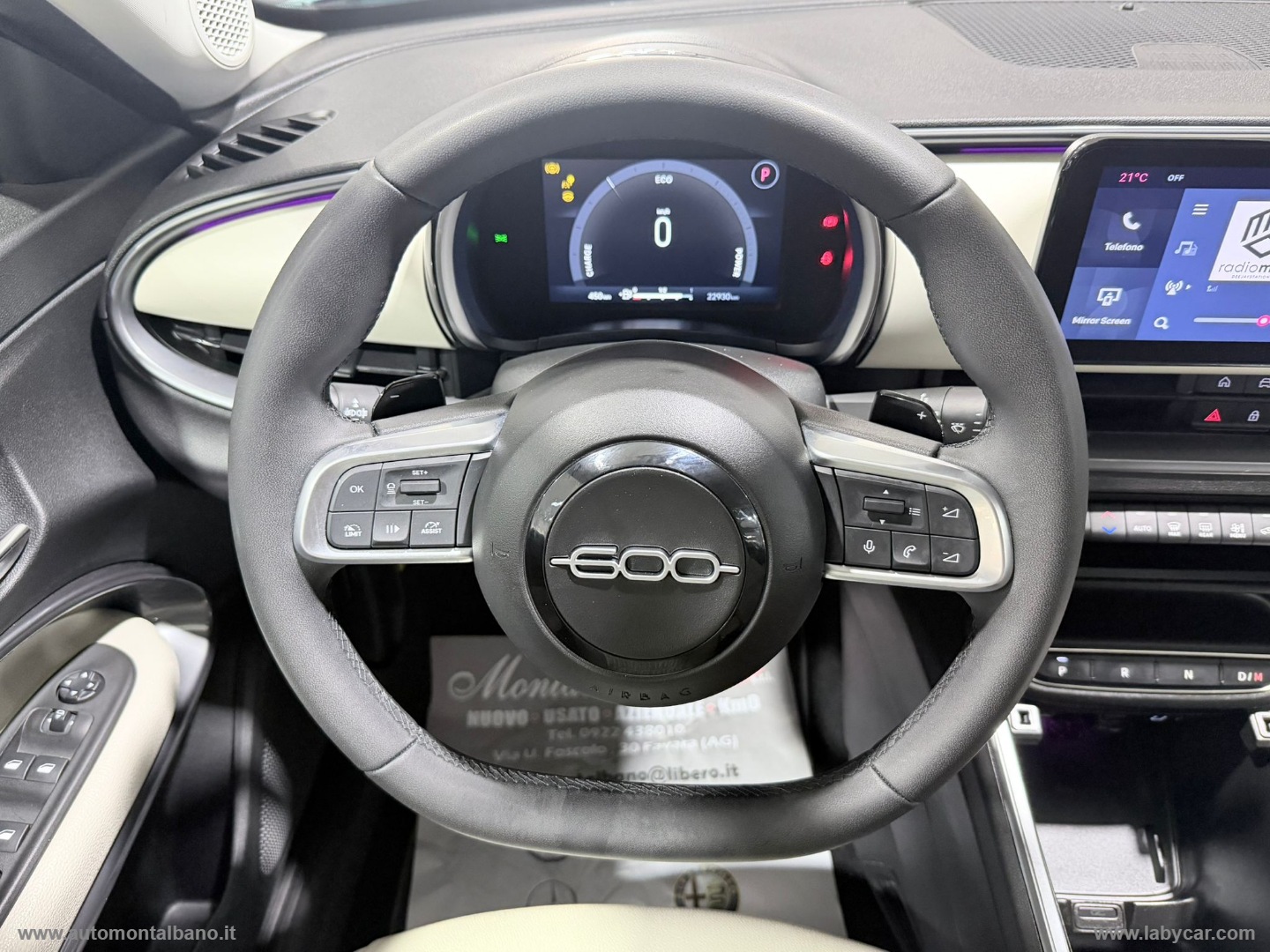 600 Hybrid 110 CV DCT MHEV La Prima - immagine 14