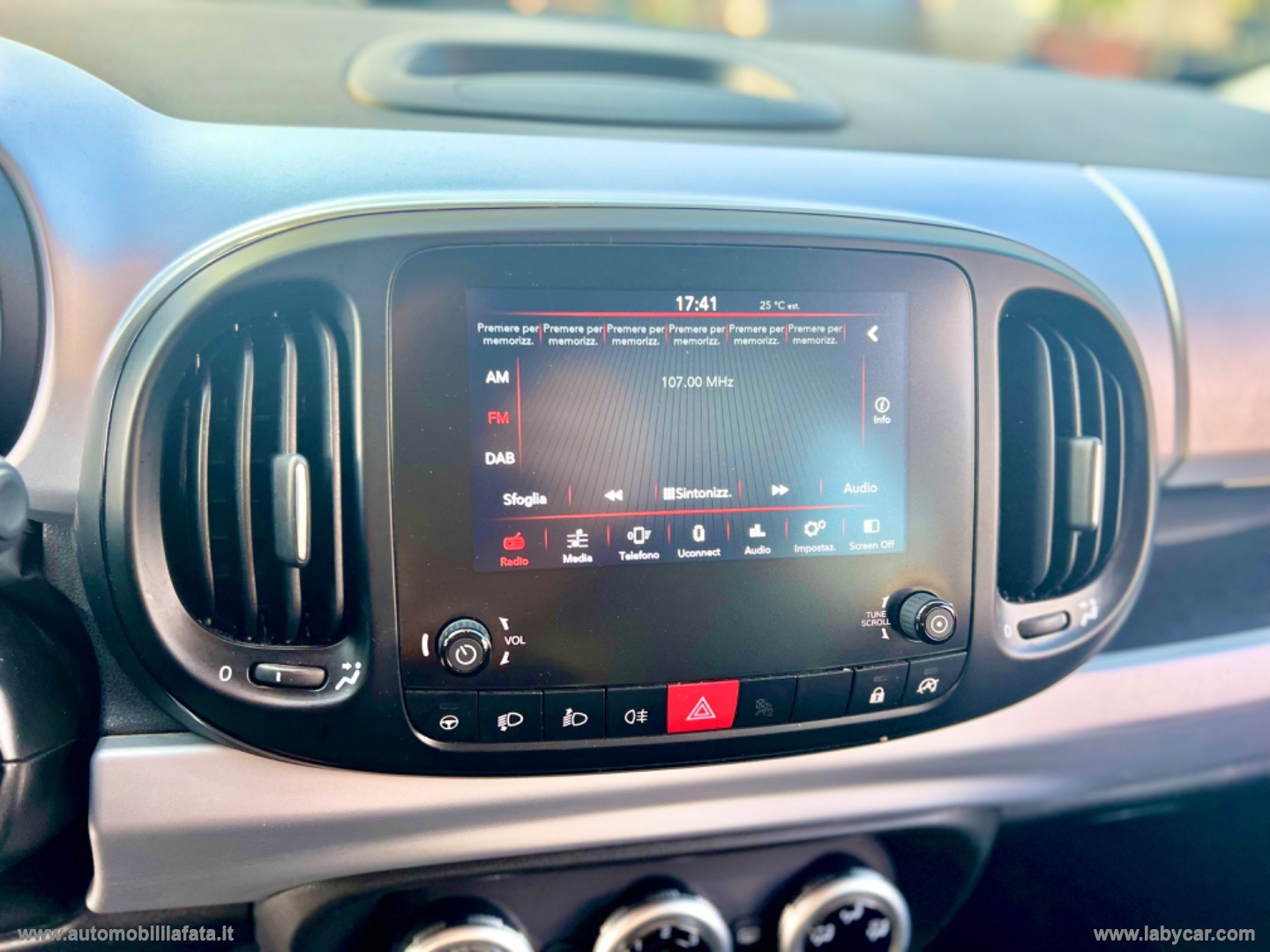 500L 1.3 MJT 95 CV Connect 10/2021 27500KM - immagine 14
