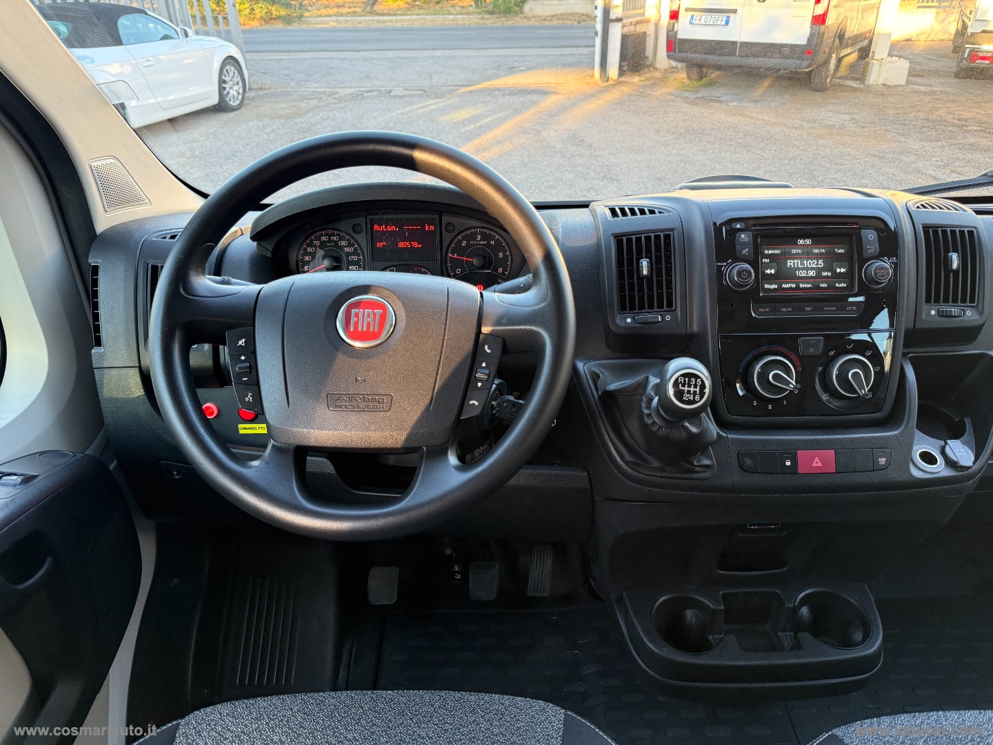 Ducato 35 2.3 MJT DOPPIA CABINA CASSONE FISSO CON GRU - immagine 15