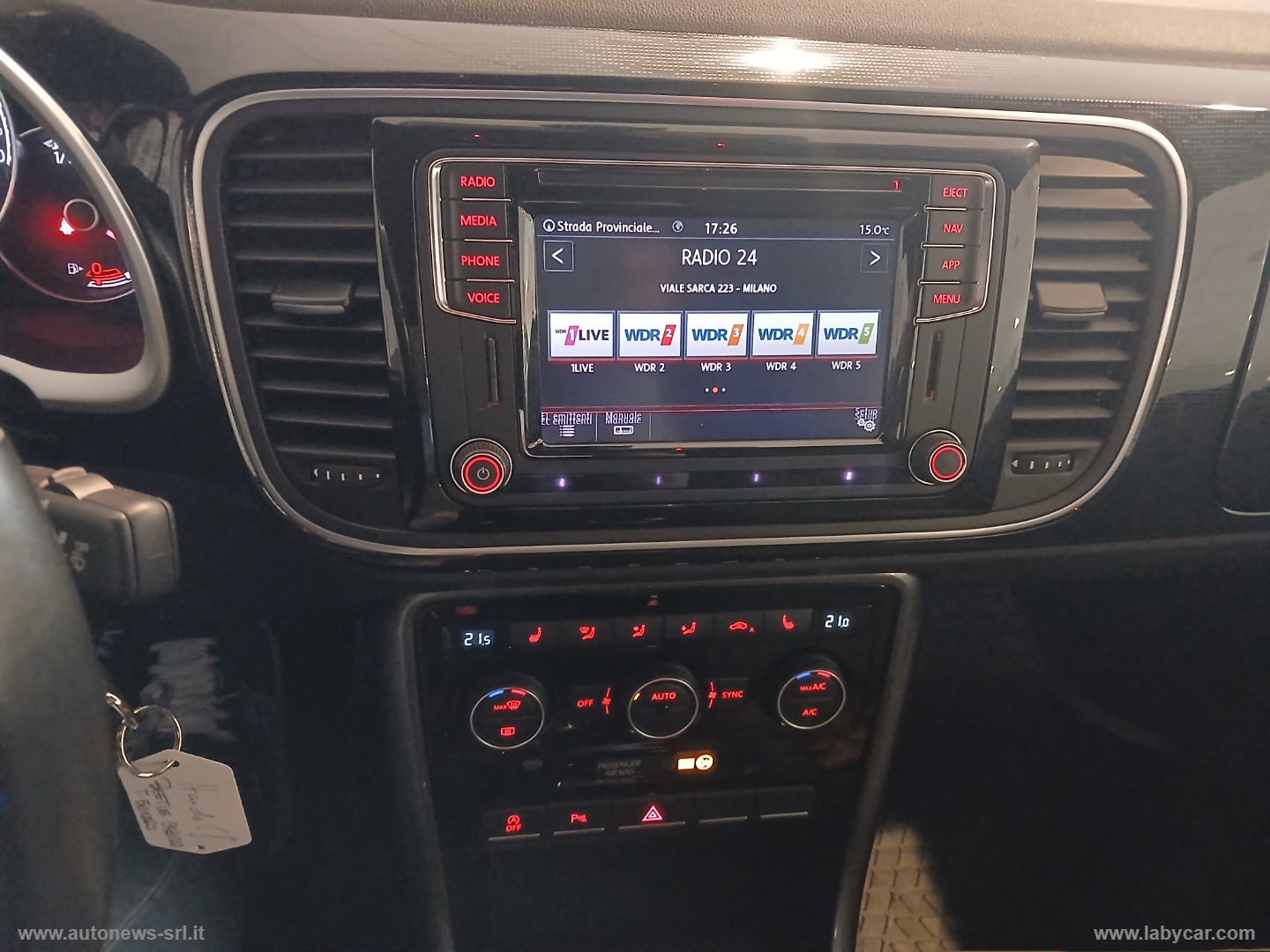 Maggiolino Cabrio 1.2 TSI Design BMT PARI AL NUOVO 22.800 KM - immagine 15