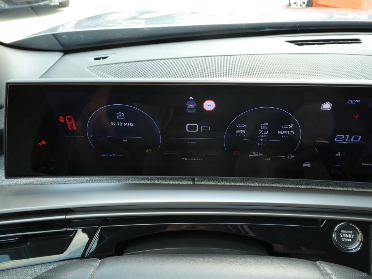 3008 Hybrid 136 e-DCS6 Allure NAVI LED AUTOMATICA CARPLAY RETROCAMERA 360 - immagine 15