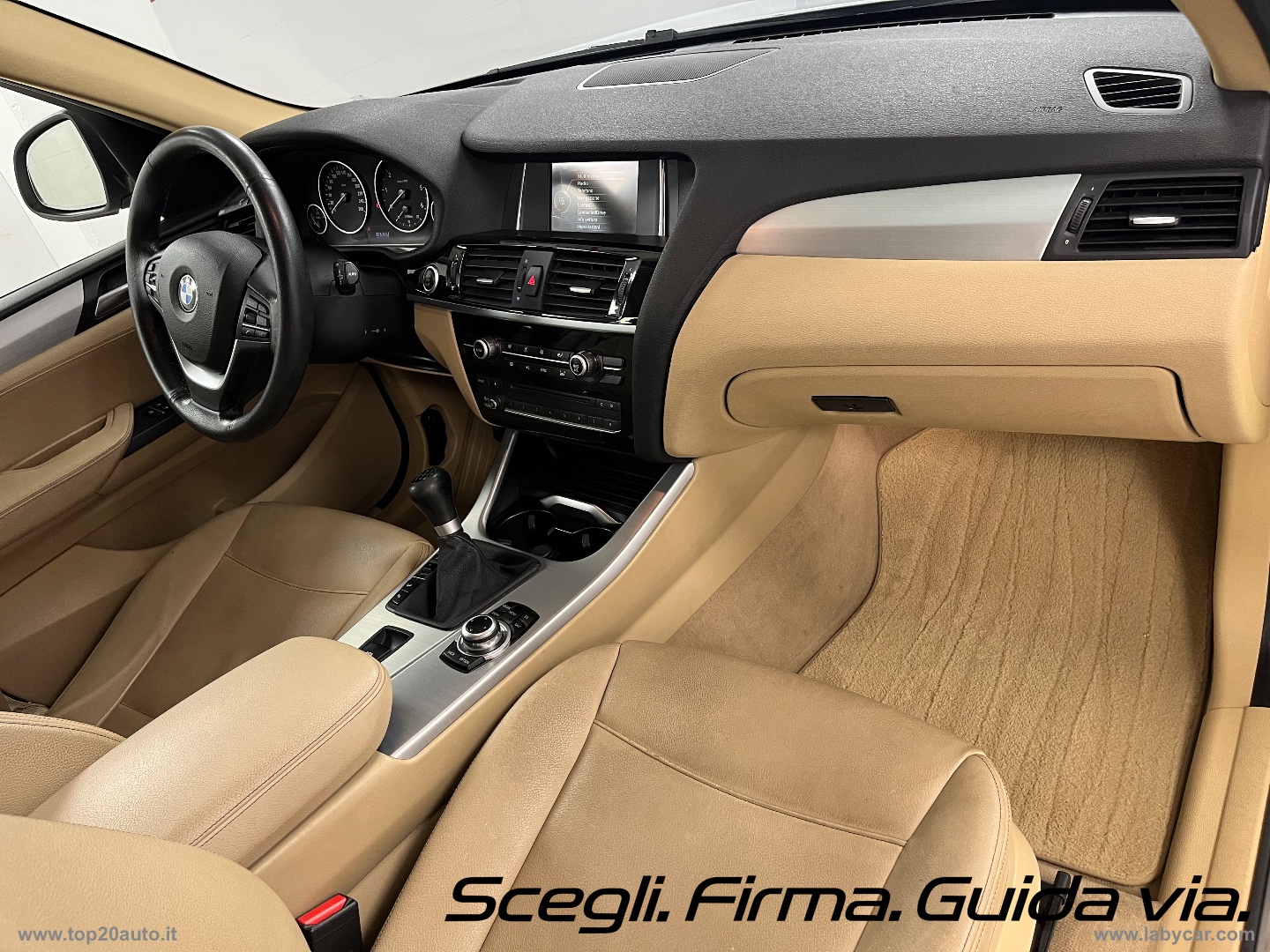 X3 XDrive20d XLine|PELLE TOTALE|8 GOMME - immagine 15
