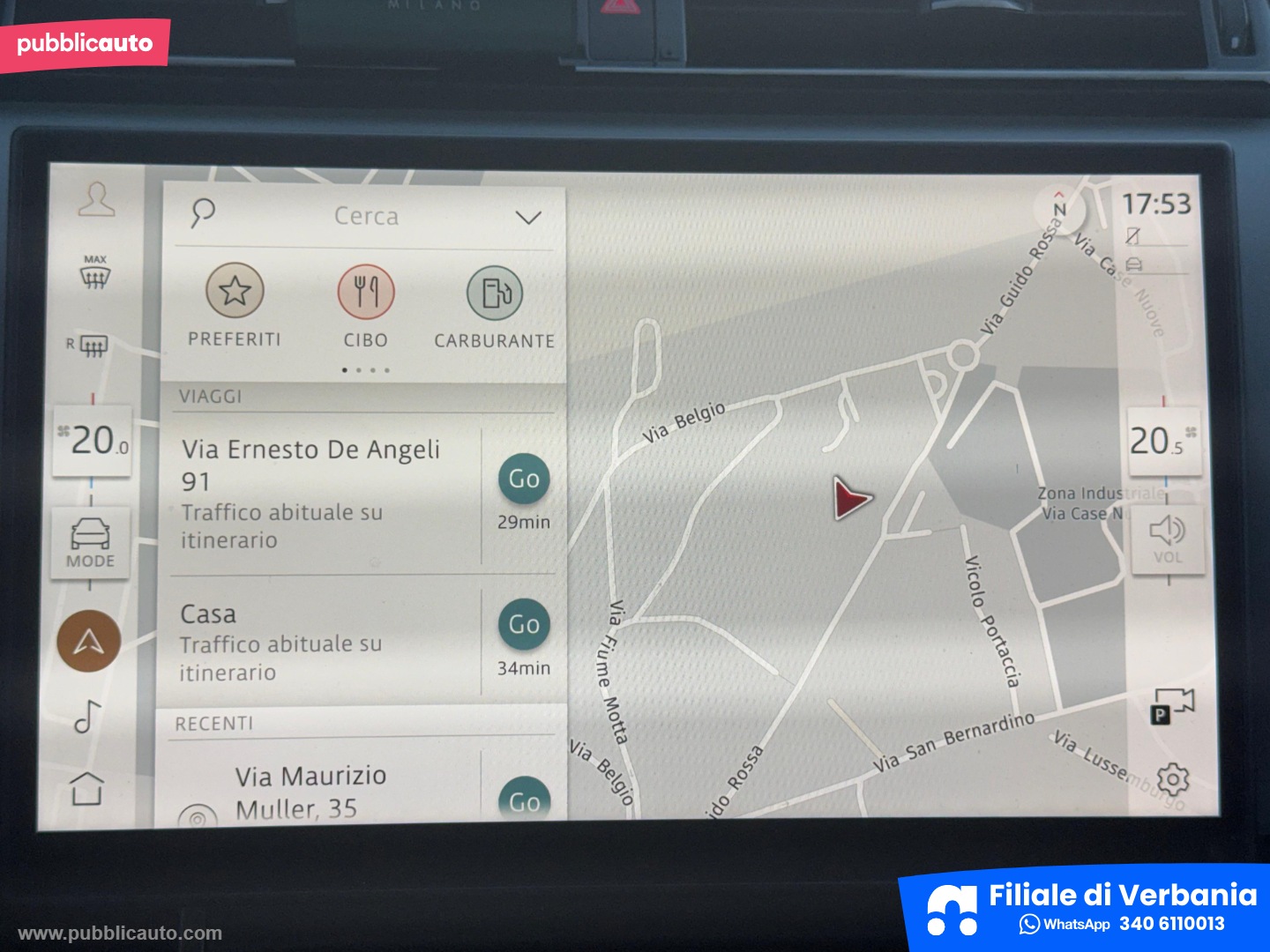 RR Velar 2.0D I4 204 CV S - immagine 15