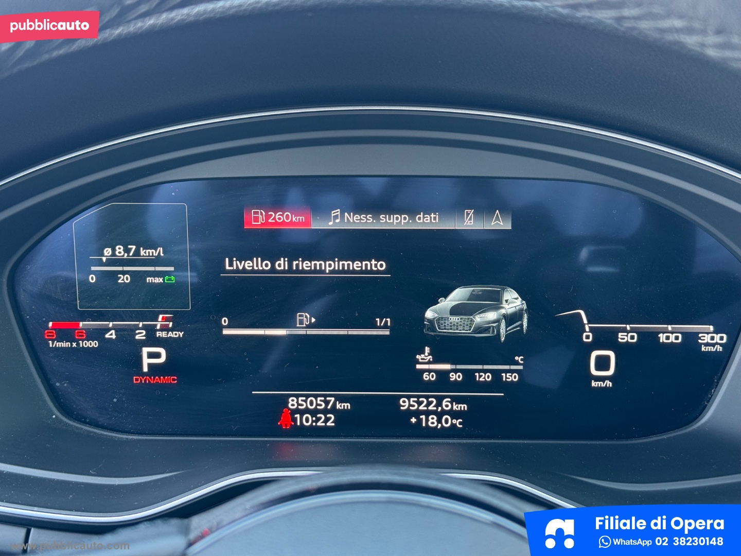 A5 40 TFSI quattro S tr. S line edition - immagine 15