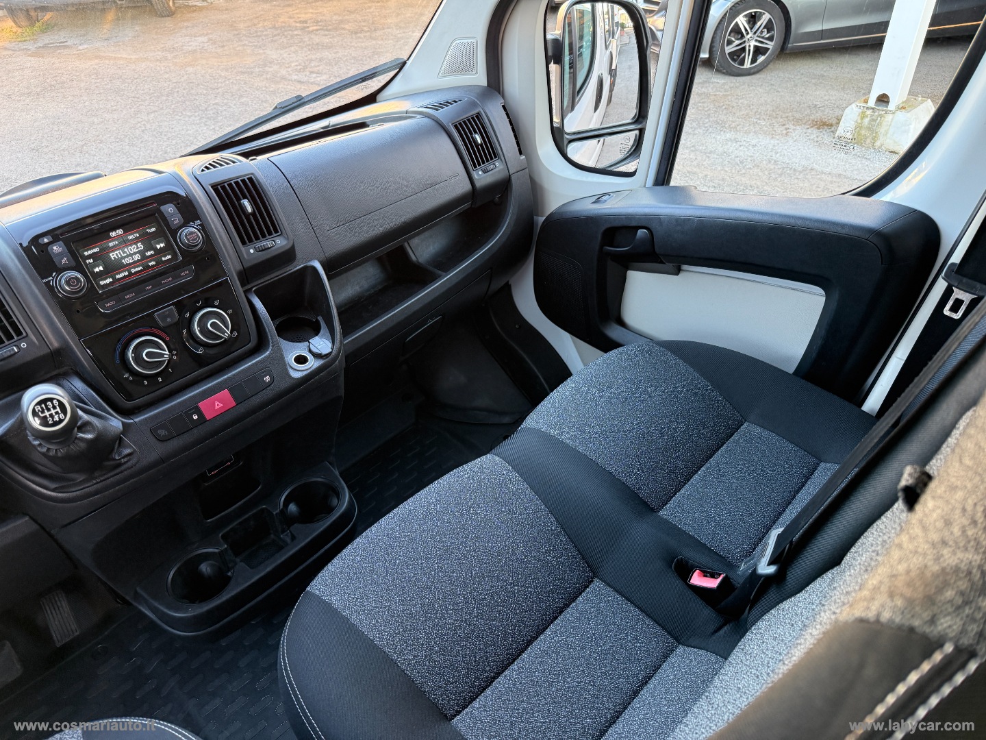 Ducato 35 2.3 MJT DOPPIA CABINA CASSONE FISSO CON GRU - immagine 16