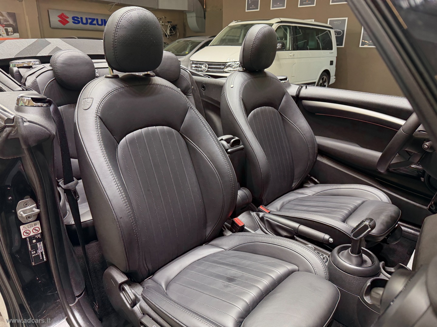 Mini Cooper Yours Cabrio *FULL BLACK*HEAD UP*BRITISH FLAG*HK* - immagine 16