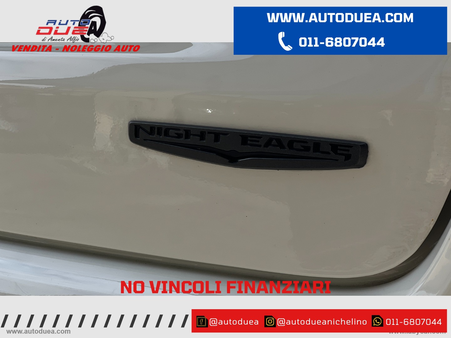Compass 2.0 Mjt II aut. 4WD Night Eagle NO VINCOLI FINANZIARI - immagine 16