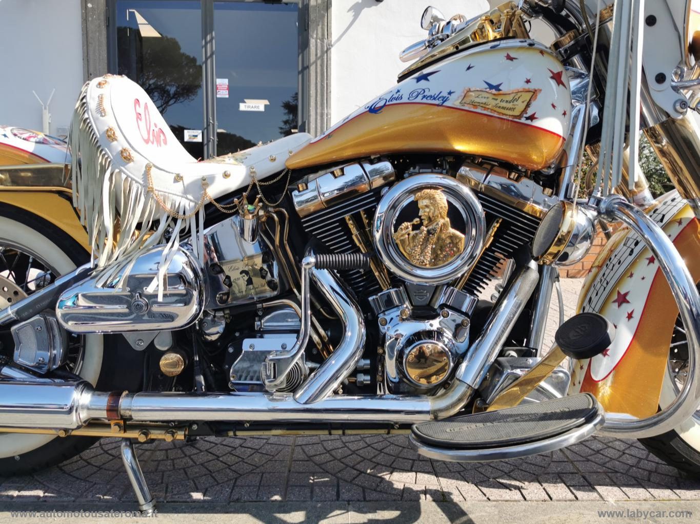 Softail DELUXE Trasf. CARB./GRAFICA ELVIS RATE AUTO MOTO SCOOTER - immagine 16