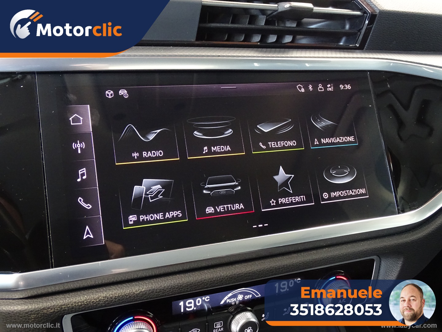 Q3 35 TDI S tronic Business Advanced 3 GARANZIA NOV2027/20KM - immagine 16