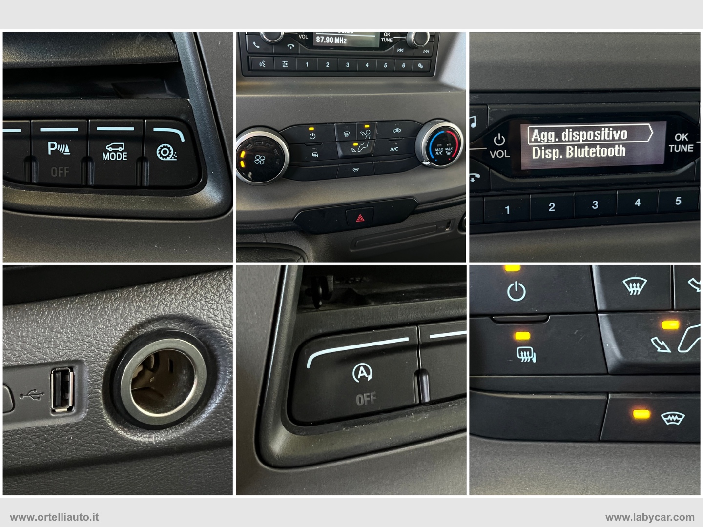 Tran.Cust.300 2.0EcoB.130 L2H2 F.Trend FORD TRANSIT CUSTOM 300 L2H2 PLTA 2.0 CDTI 130 Cv + IVA - immagine 17