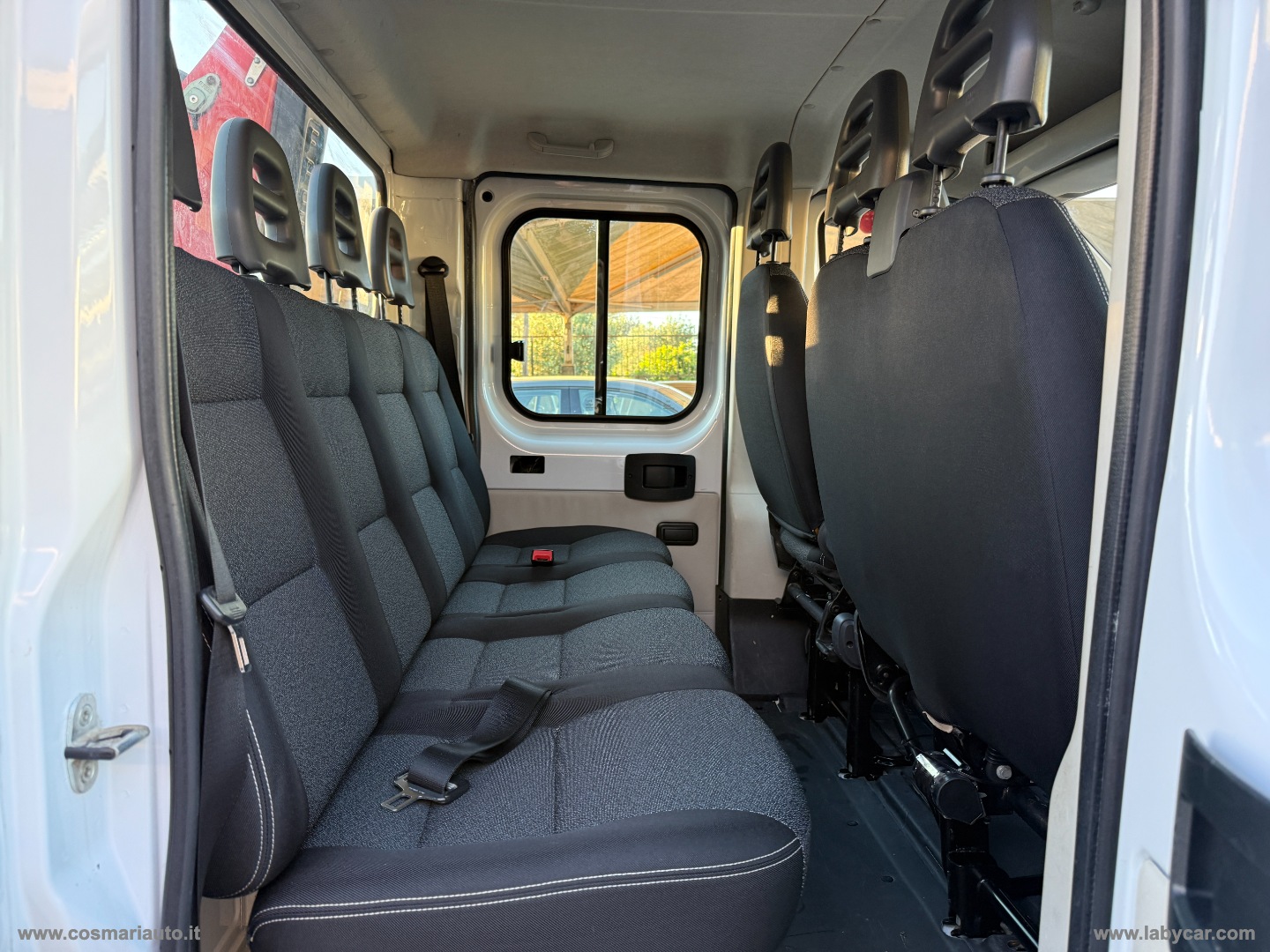 Ducato 35 2.3 MJT DOPPIA CABINA CASSONE FISSO CON GRU - immagine 17