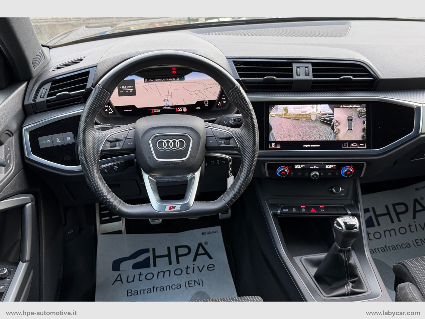 Q3 SPORTBACK 2.0TDI S-line NAVI FULL LED RETROCAMERA 360 - immagine 17
