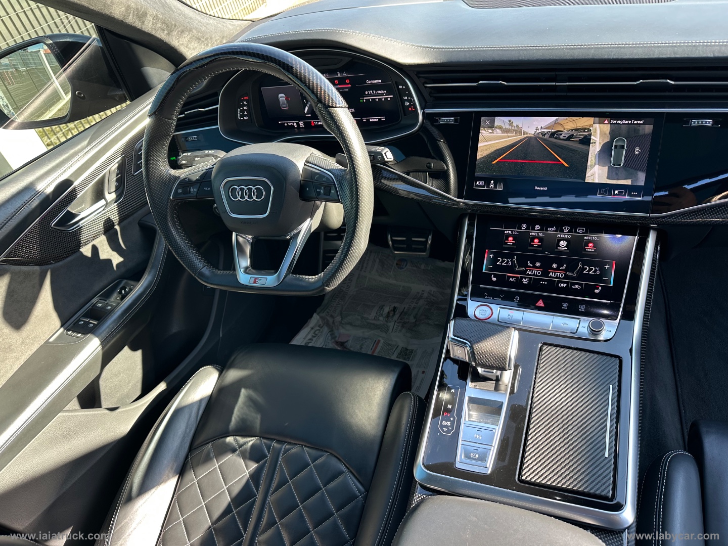 SQ8 TDI quattro tiptronic TOTAL BLACK CARBONI - immagine 17