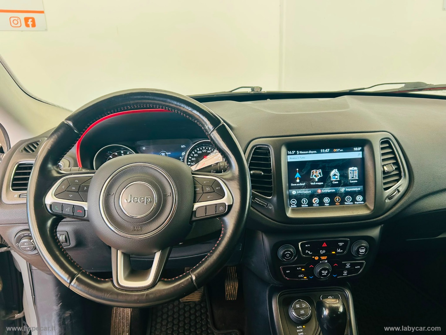 Compass 2.0 Mjt II 170 aut.4WD Trailhawk - immagine 17