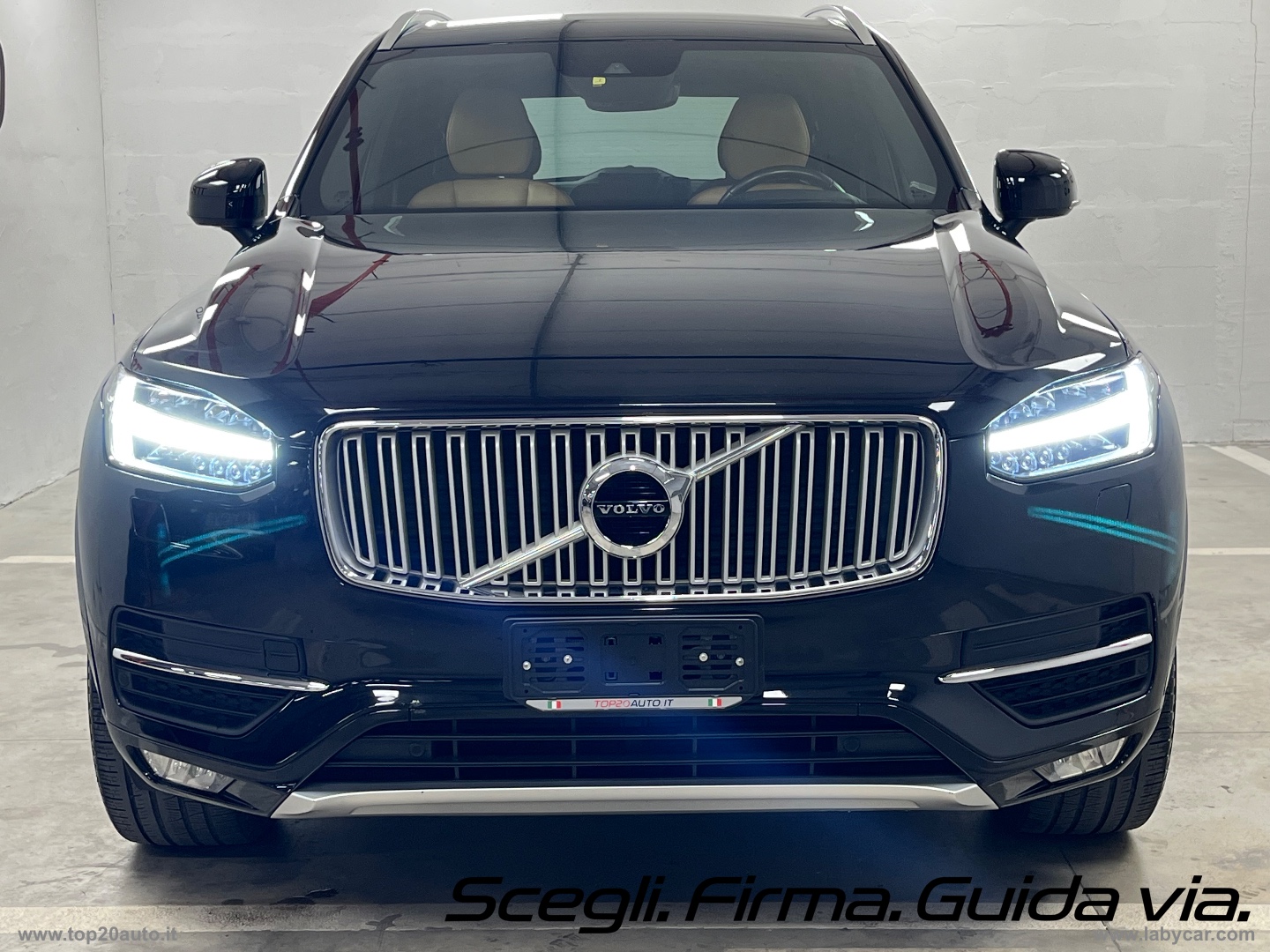 XC90 D5 AWD Geartronic Inscription|TOTAL BLACK|PELLE TOTALE - immagine 17