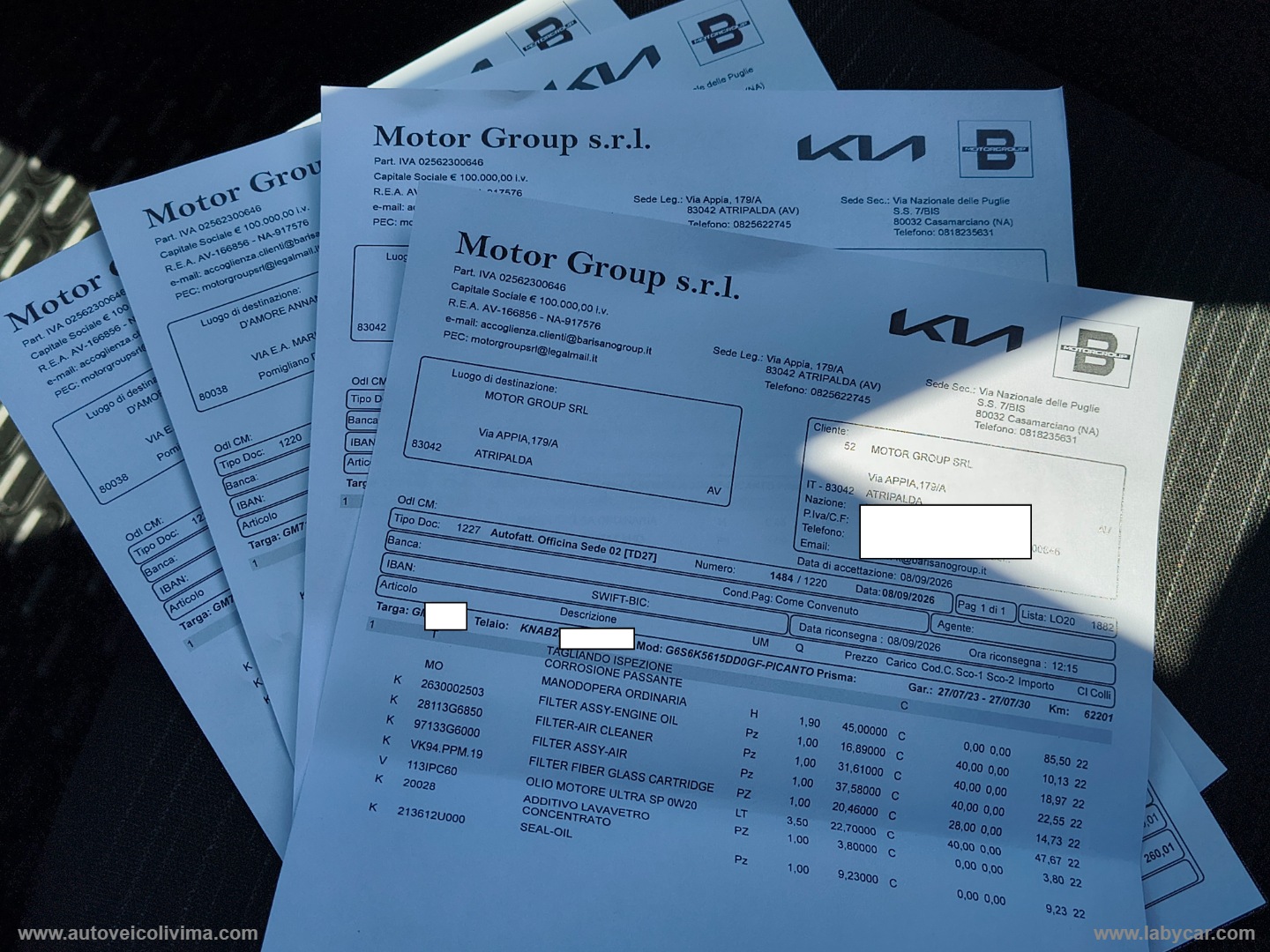 Picanto 1.0 12V GPL 5p. Urban TAGLIANDI KIA - immagine 18
