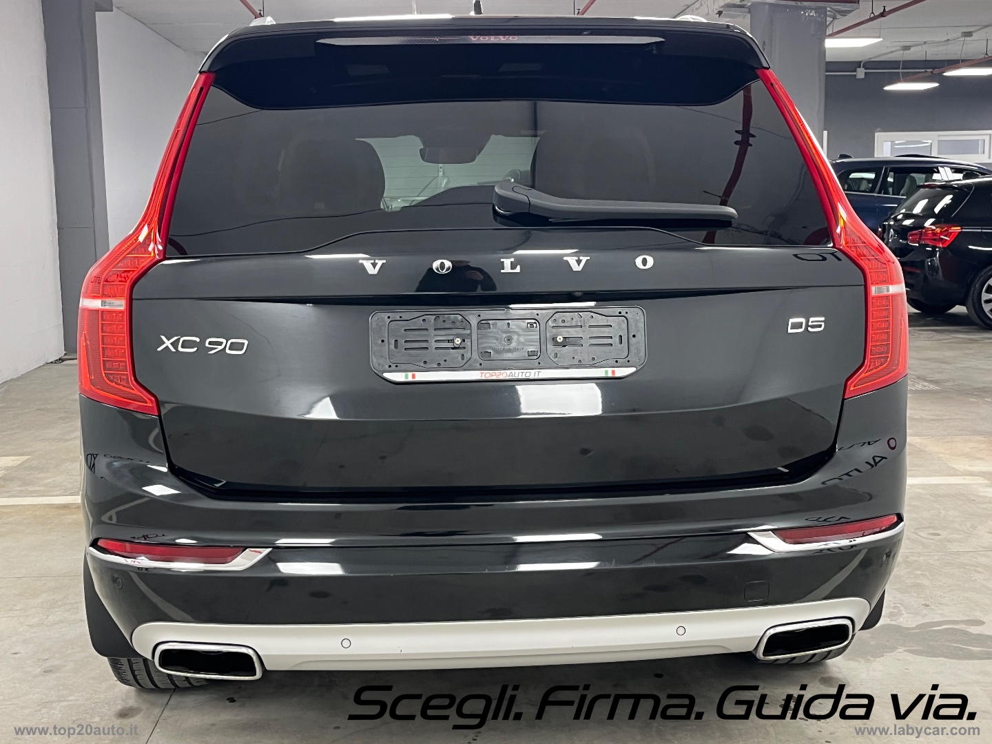 XC90 D5 AWD Geartronic Inscription|TOTAL BLACK|PELLE TOTALE - immagine 18