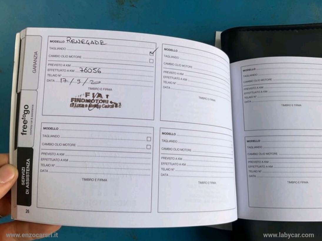 Renegade 1.6 Mjt 120CV Limited FULL LED,TETTO APRIBILE - immagine 18