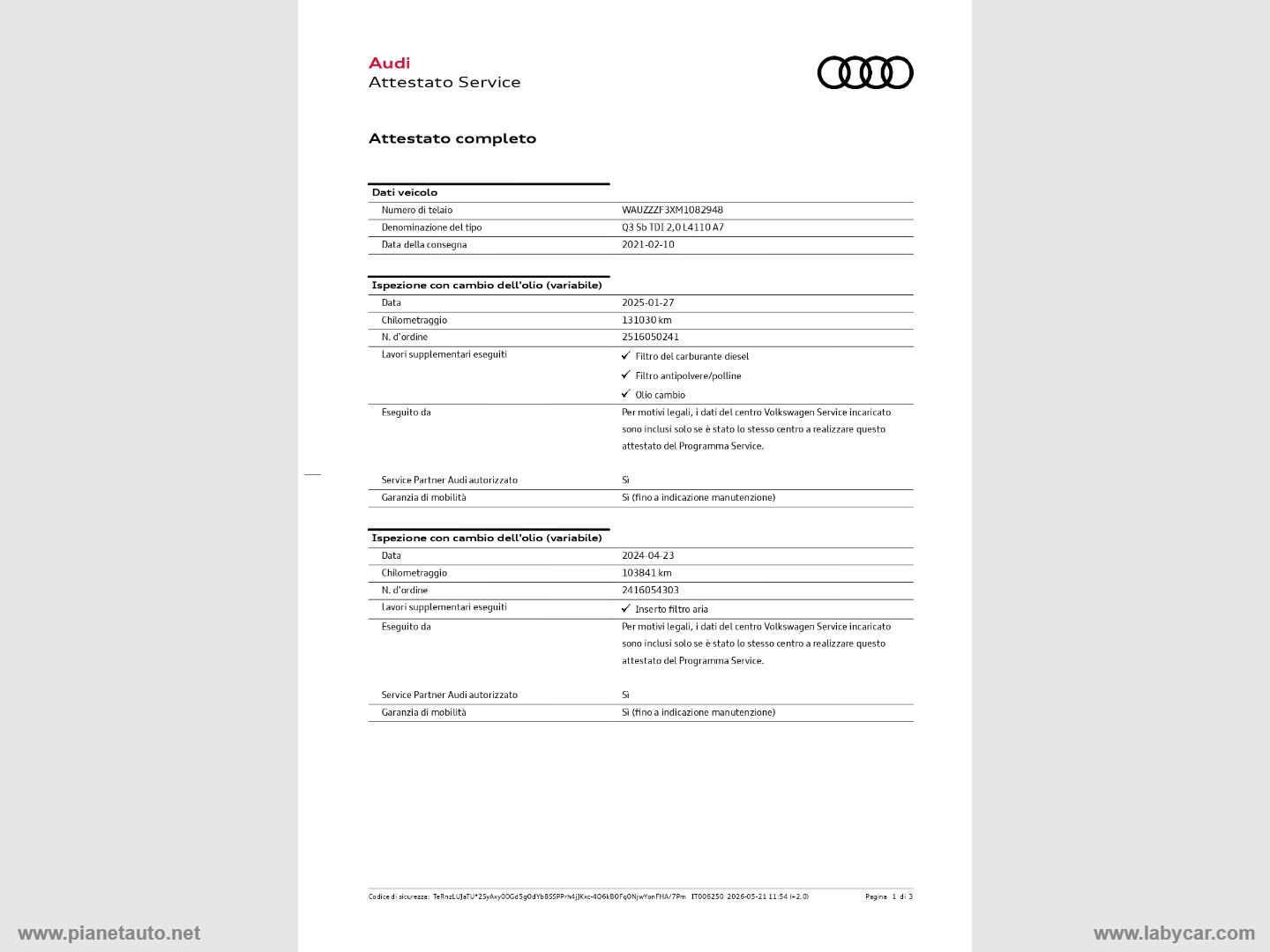 Q3 SPB 35 TDI quattro S tr. Bus. Plus - immagine 18
