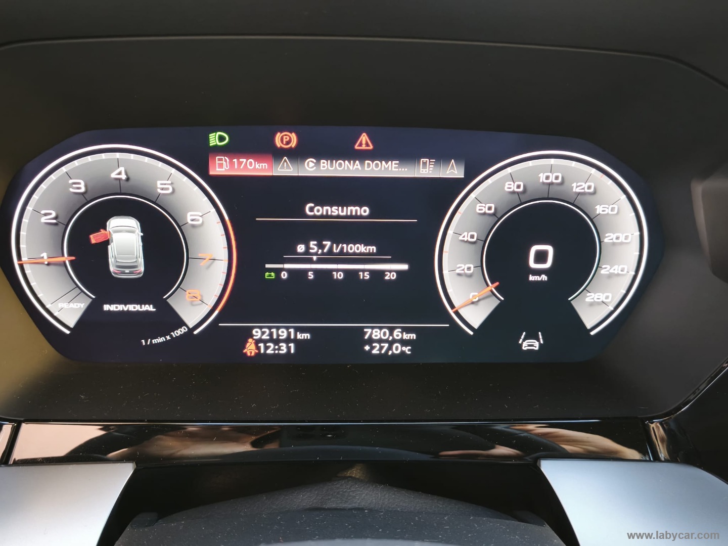 A3 SPB 30 TFSI S line edition UNIPRO*ITA*2021 - immagine 19