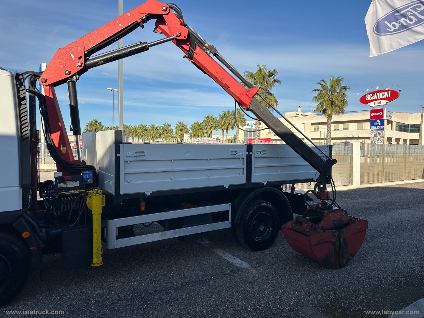 EUROCARGO TECTOR 75E15 RIBALTABILE CON GRU-PINZA ROTANTE - immagine 19