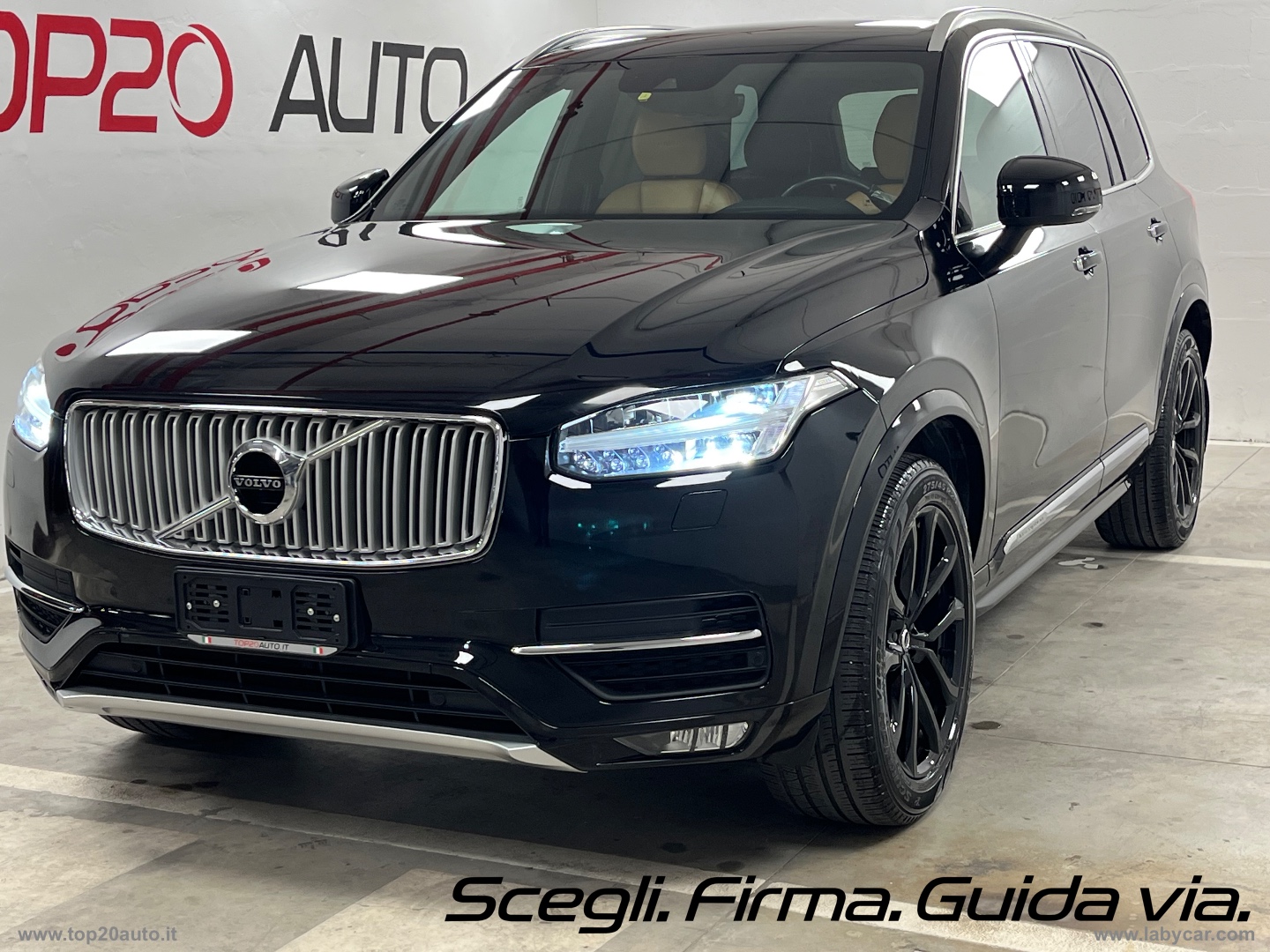 XC90 D5 AWD Geartronic Inscription|TOTAL BLACK|PELLE TOTALE - immagine 19