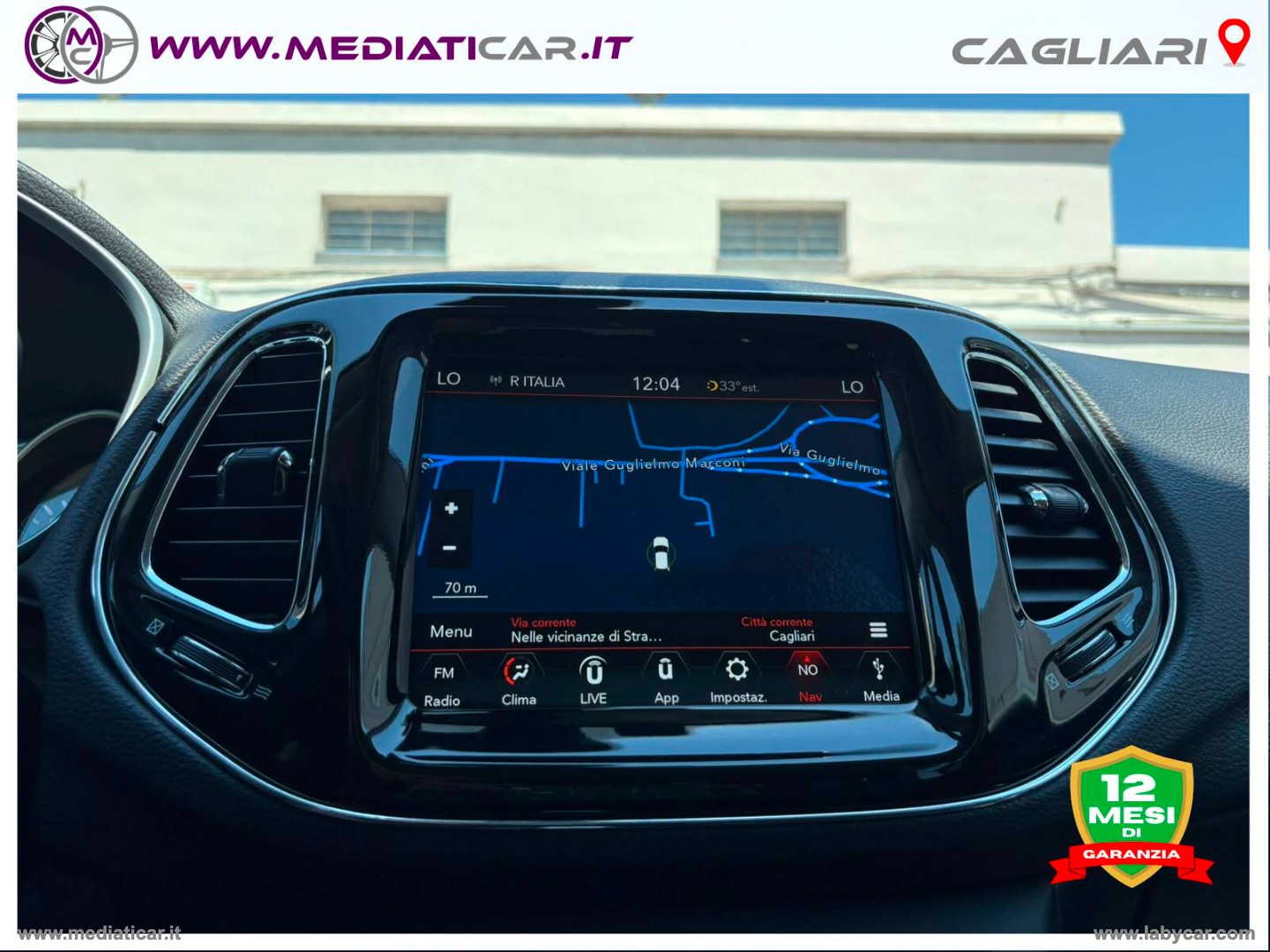 Compass 2.0 Mjt II aut. 4WD Limited - immagine 20