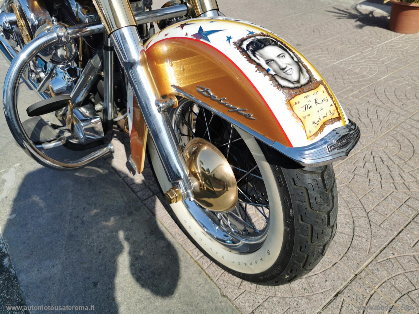 Softail DELUXE Trasf. CARB./GRAFICA ELVIS RATE AUTO MOTO SCOOTER - immagine 20