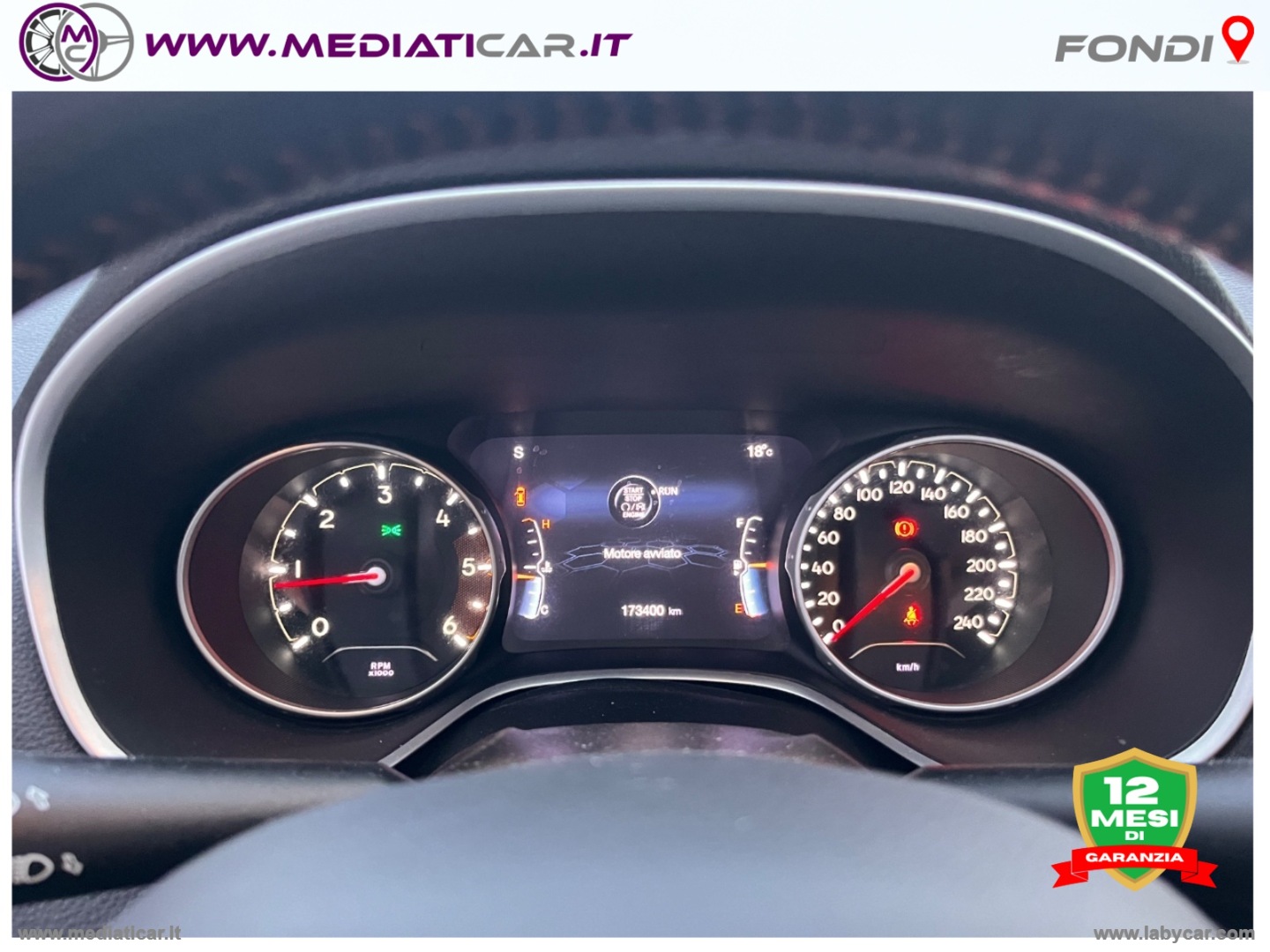 Compass 1.6 Mjt II 2WD Limited - immagine 21