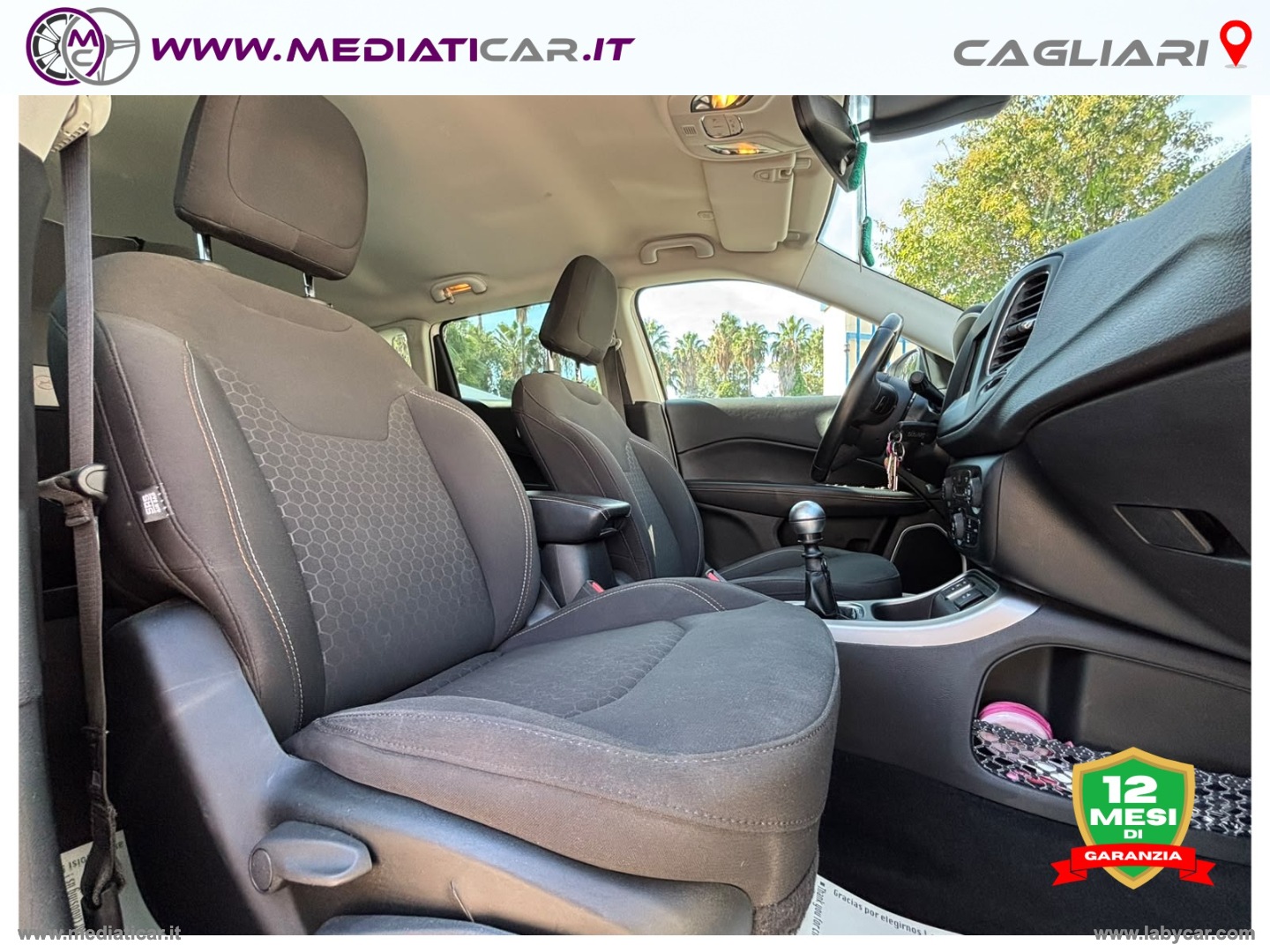 Compass 1.6 Mjt II 2WD Longitude - immagine 22