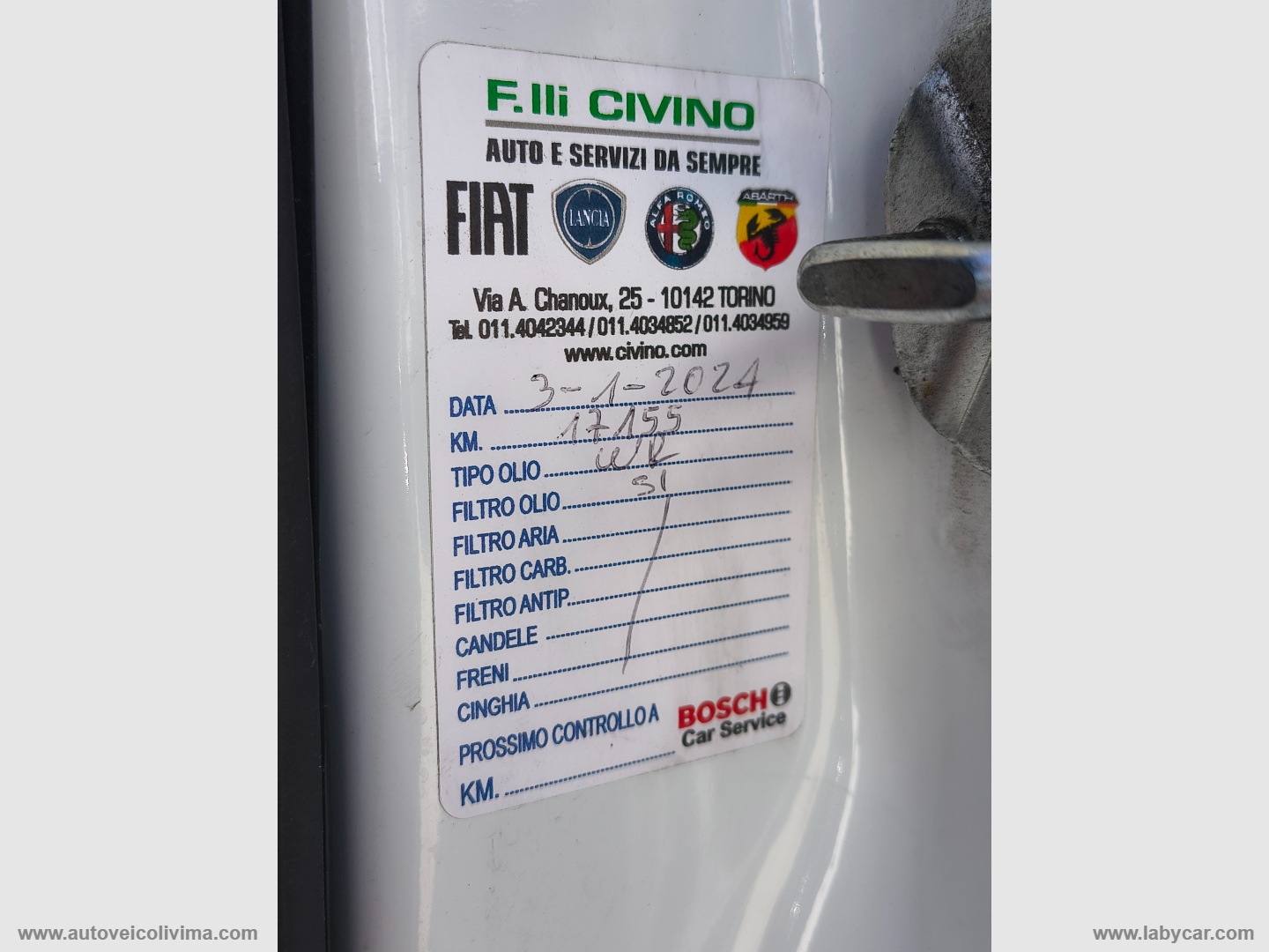 Doblò 1.6 MJT 105 PL Combi Maxi N1 Loun. TAGLIANDI FIAT - immagine 22