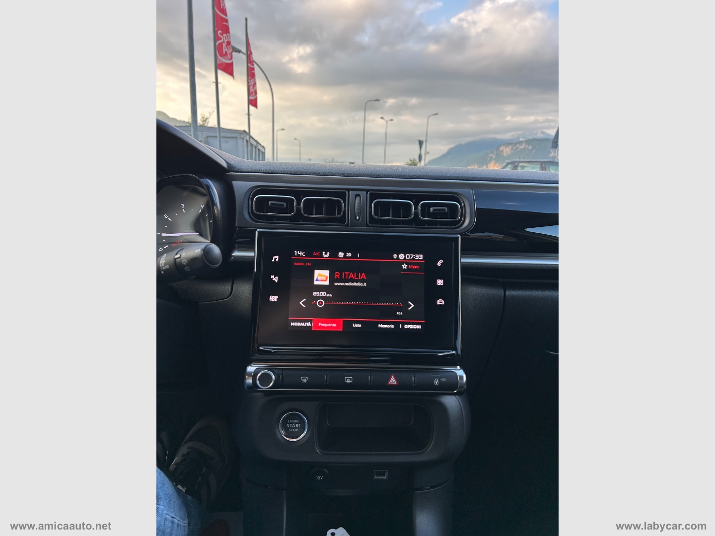 C3 PureTech 83 S&S Shine VERNICE BICOLORE - BIANCO/TETTO NERO - immagine 22