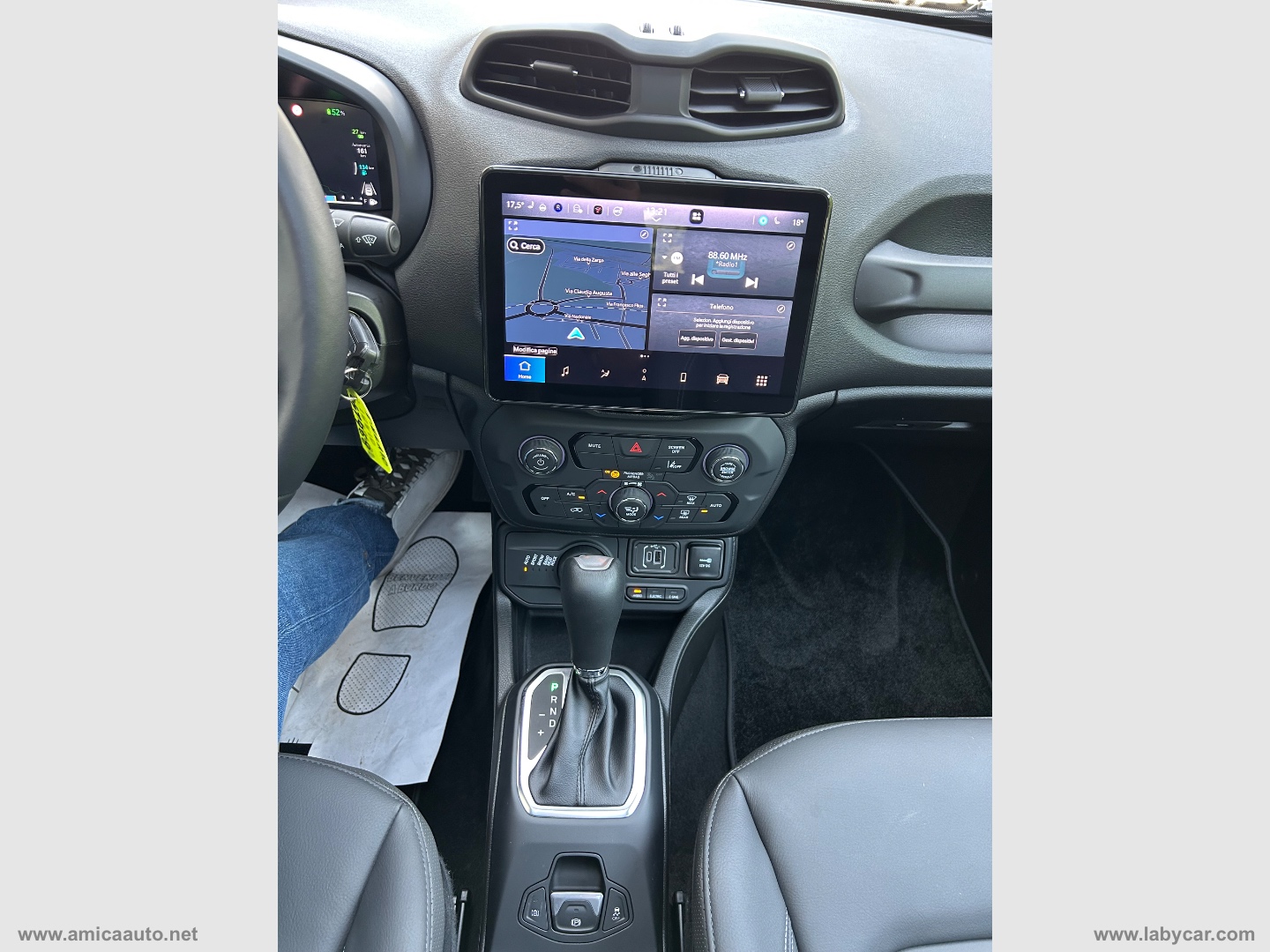Renegade 1.3 T4 240CV PHEV 4xe AT6 Over. SOLO KM 2.300 - immagine 22