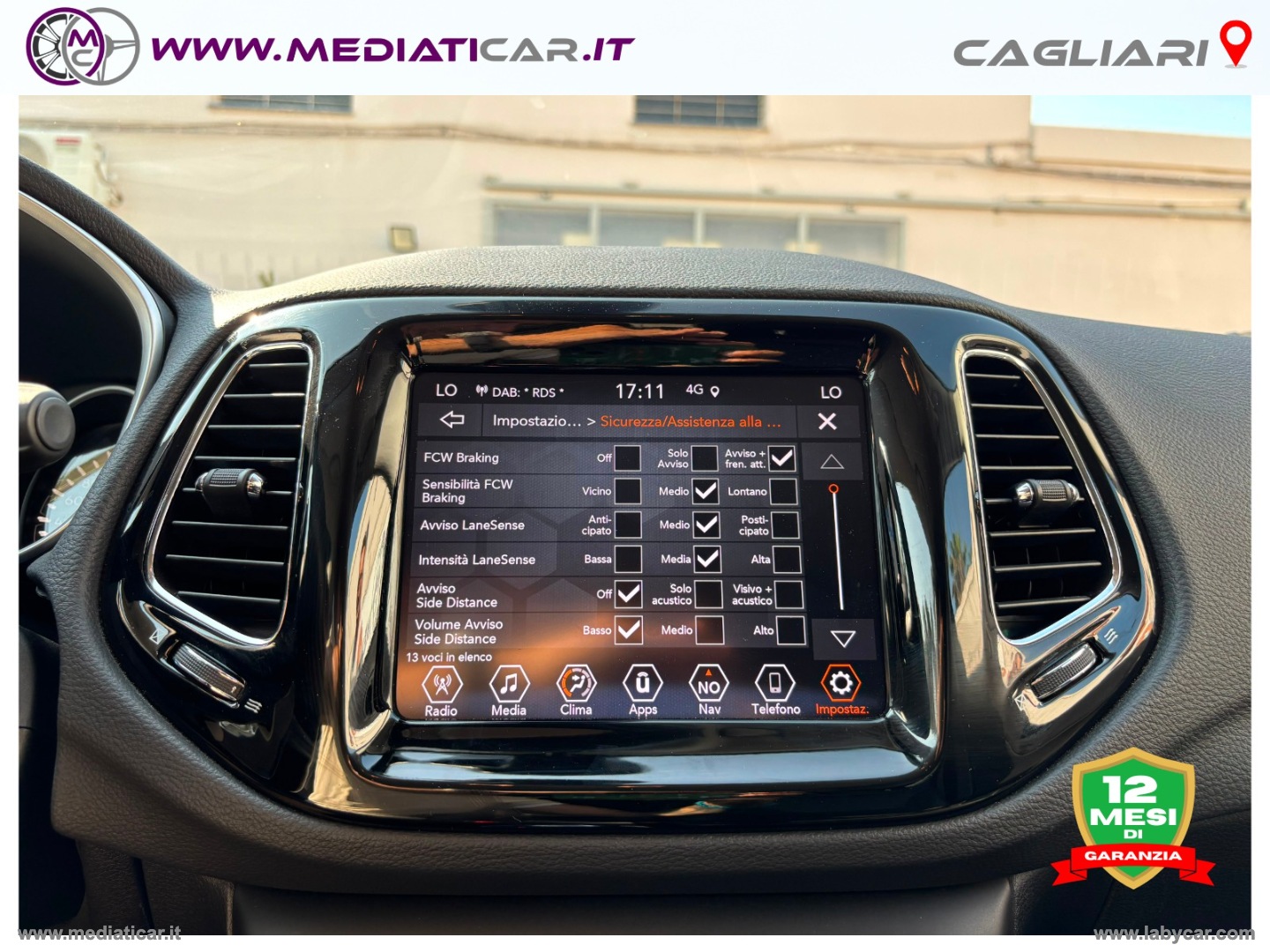 Compass 1.3 T4 150CV aut. 2WD Limited - immagine 23