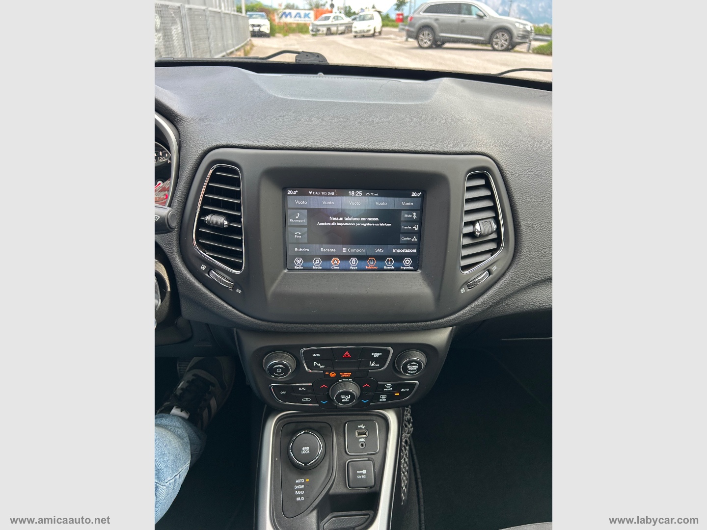 Compass 2.0 Mjt II aut. 4WD Longitude - immagine 24